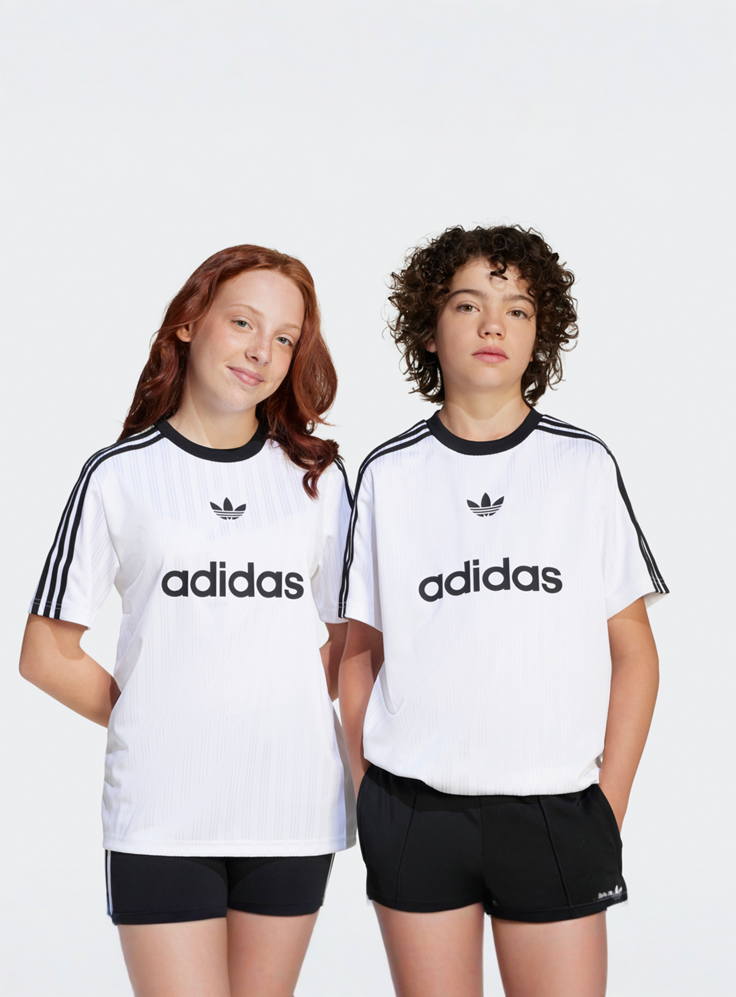 adidas Originals, 3-Streifen T-Shirt, white, Image 1 of 5