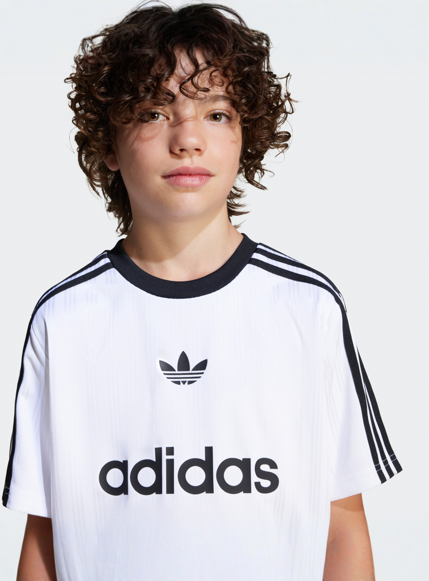 adidas Originals, 3-Streifen T-Shirt, white, Image 3 of 5