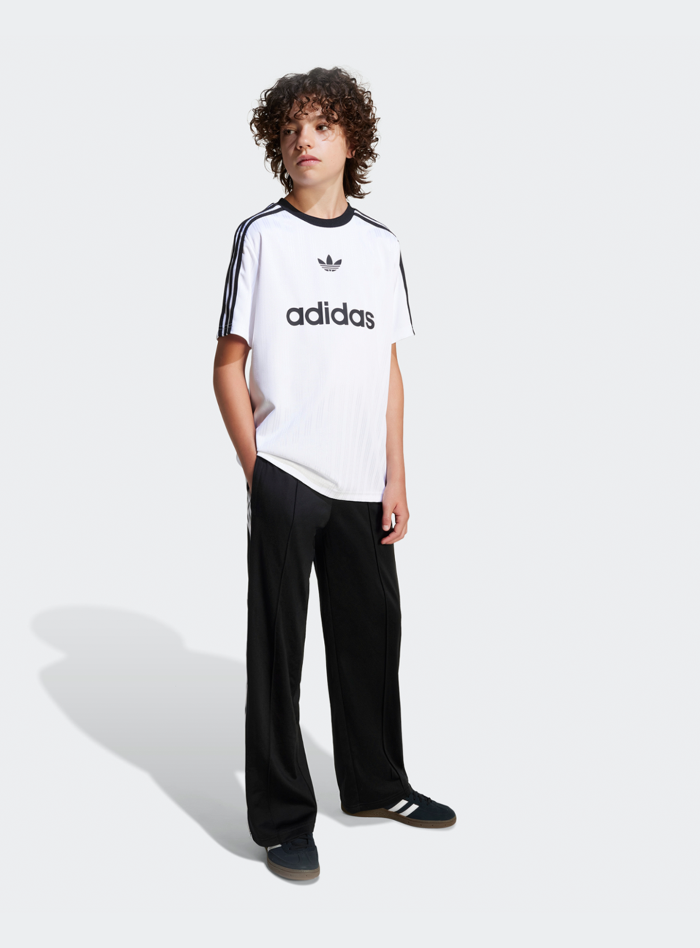 adidas Originals, 3-Streifen T-Shirt, white, Image 5 of 5