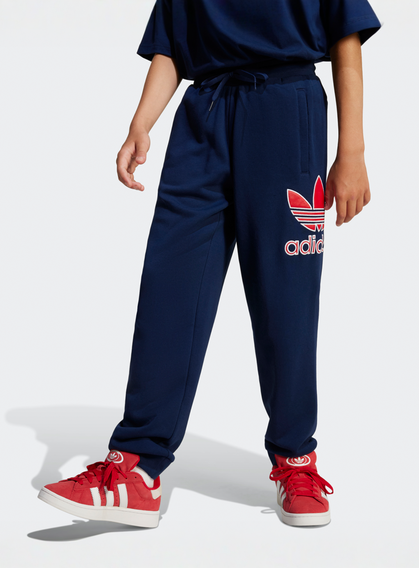 adidas Originals, Big Logo Sweatpants, blue, Image 1 of 5