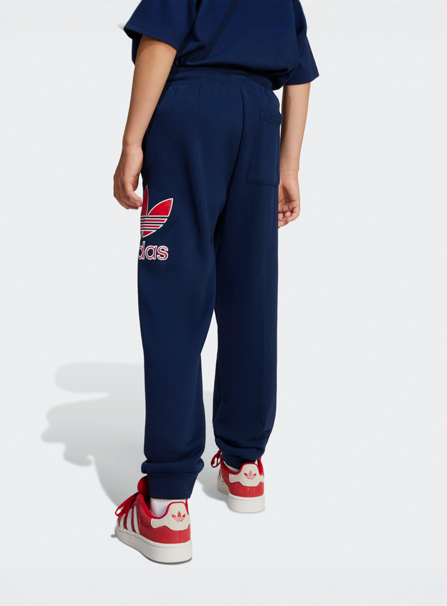 adidas Originals, Big Logo Sweatpants, blue, Image 2 of 5
