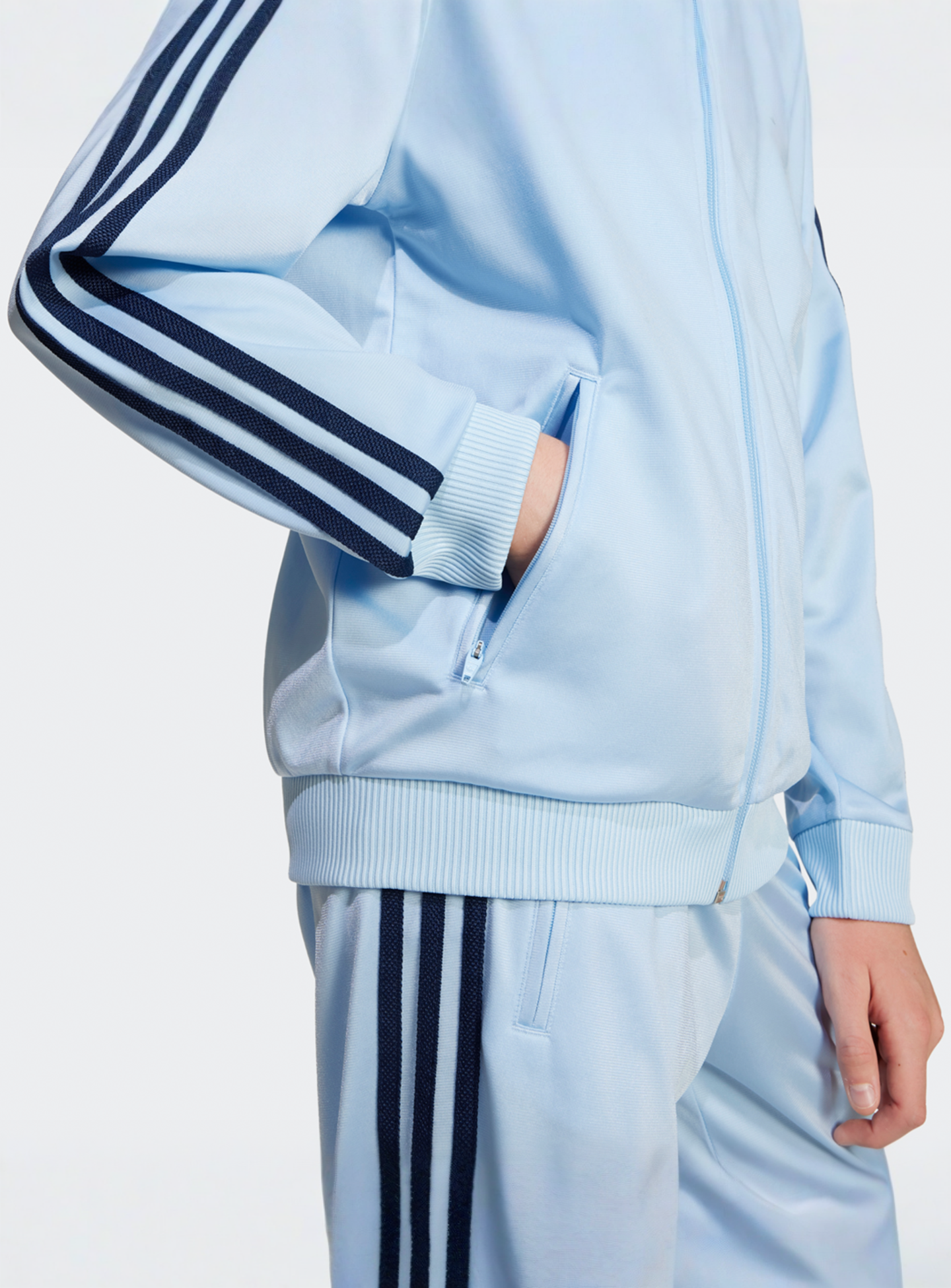 adidas Originals, adicolor Firebird Traingsjacke, blue, Image 4 of 5