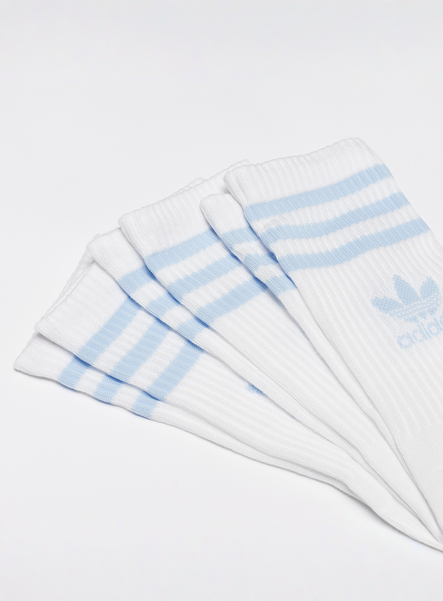 adidas Originals, 3 PACK - adicolor Crew Socks, white, Image 2 of 2