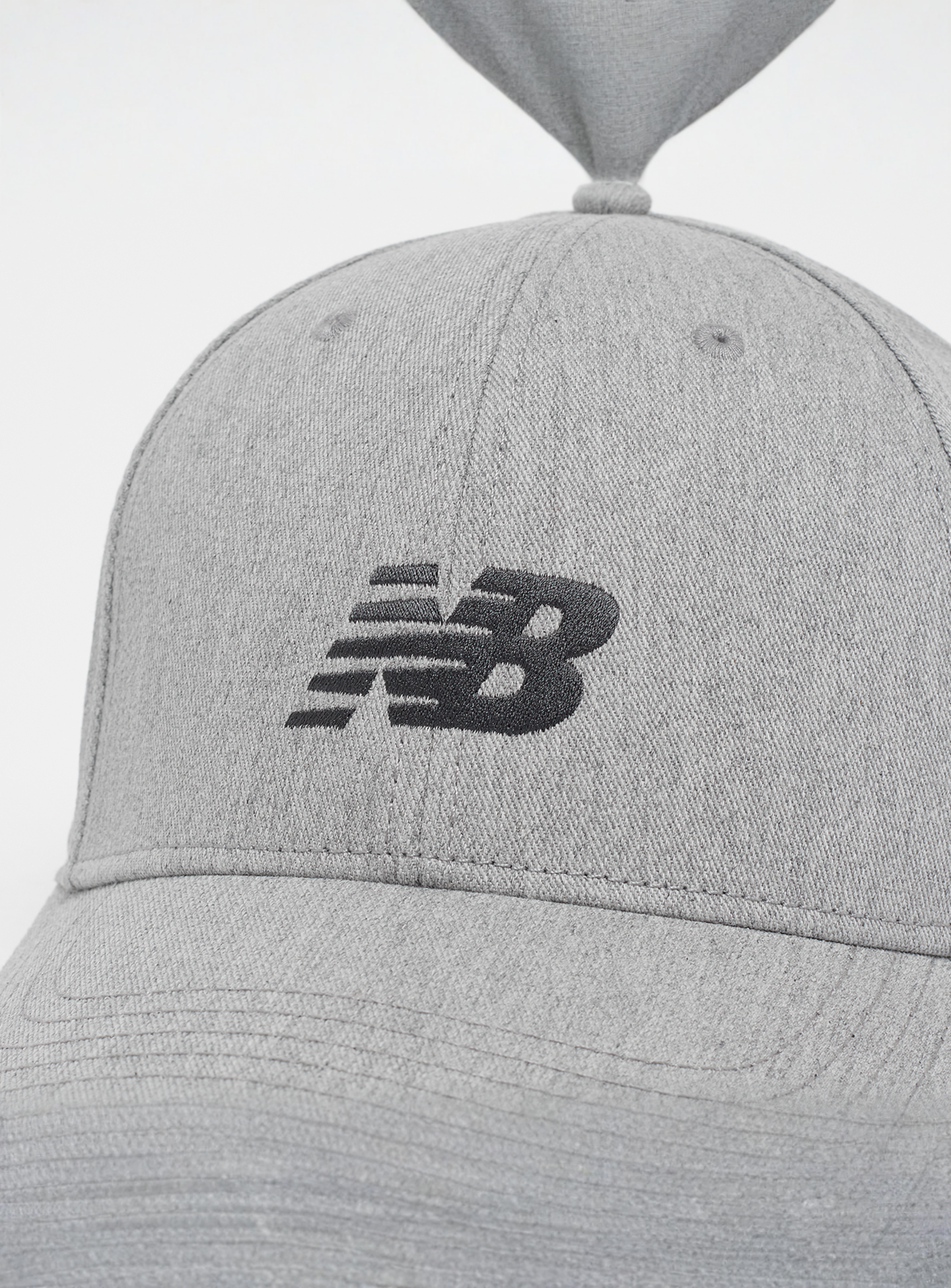 New Balance, 6 Panel Structured Snapback, grey, Image 4 of 4