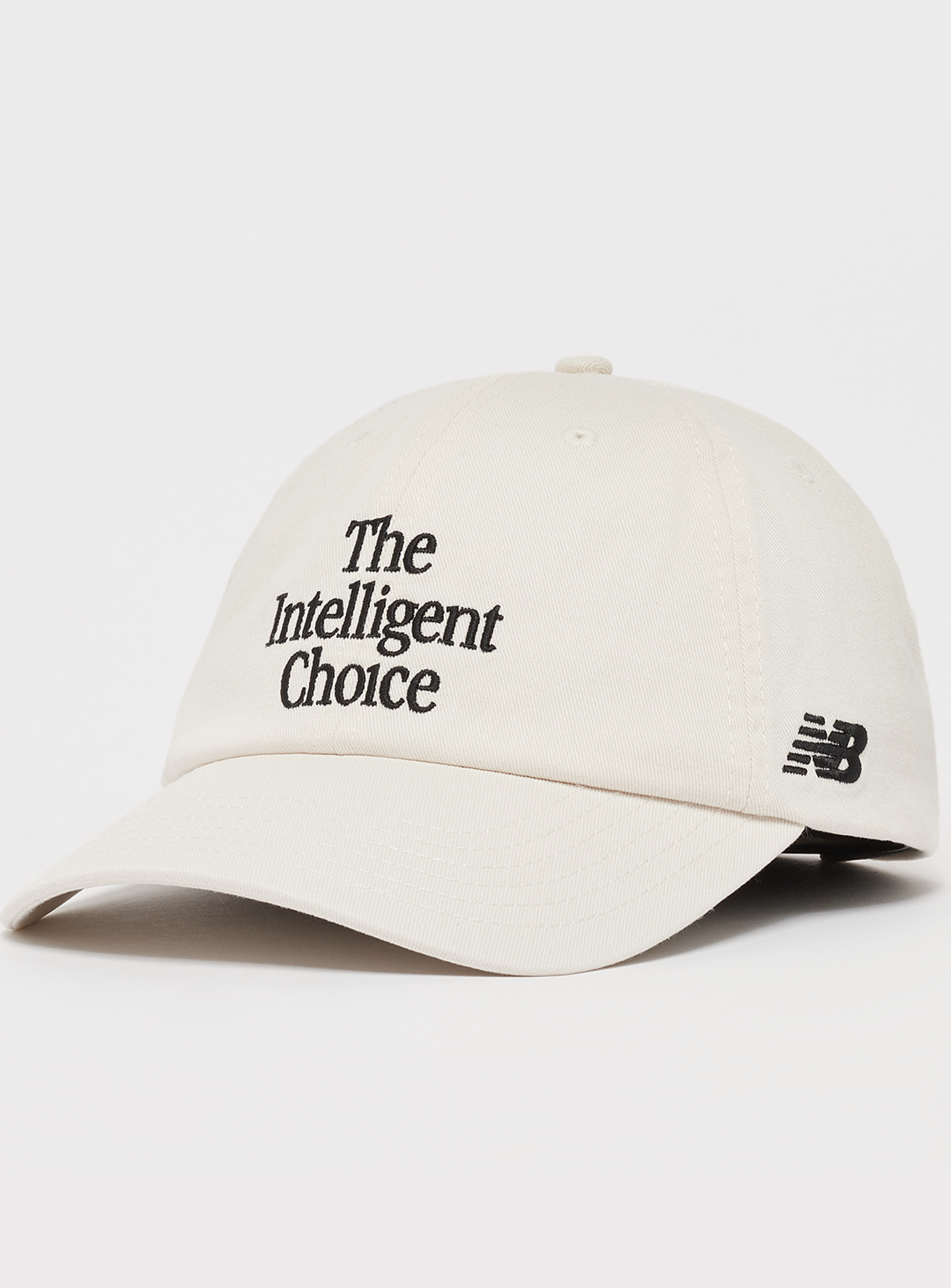 New Balance, 6 Panel The Intelligent Choice Hat, white, Image 1 of 4