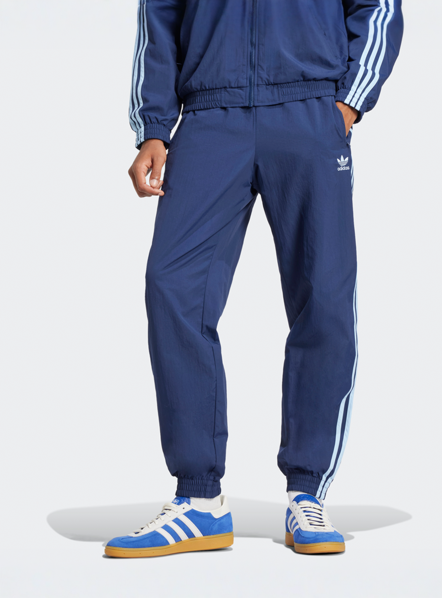 adidas Originals, adicolor Woven Firebird Track Pants, blue, Image 1 of 5