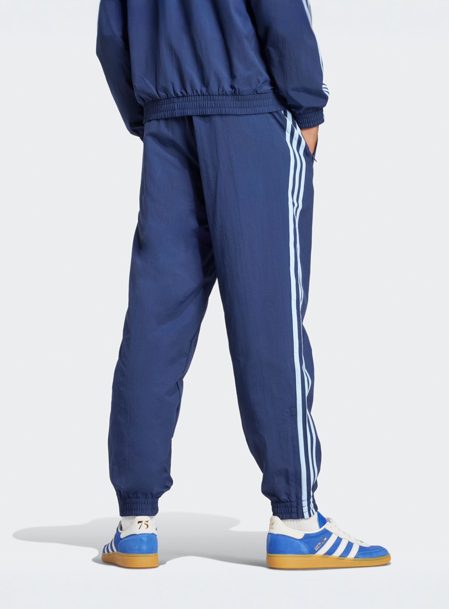 adidas Originals, adicolor Woven Firebird Track Pants, blue, Image 2 of 5