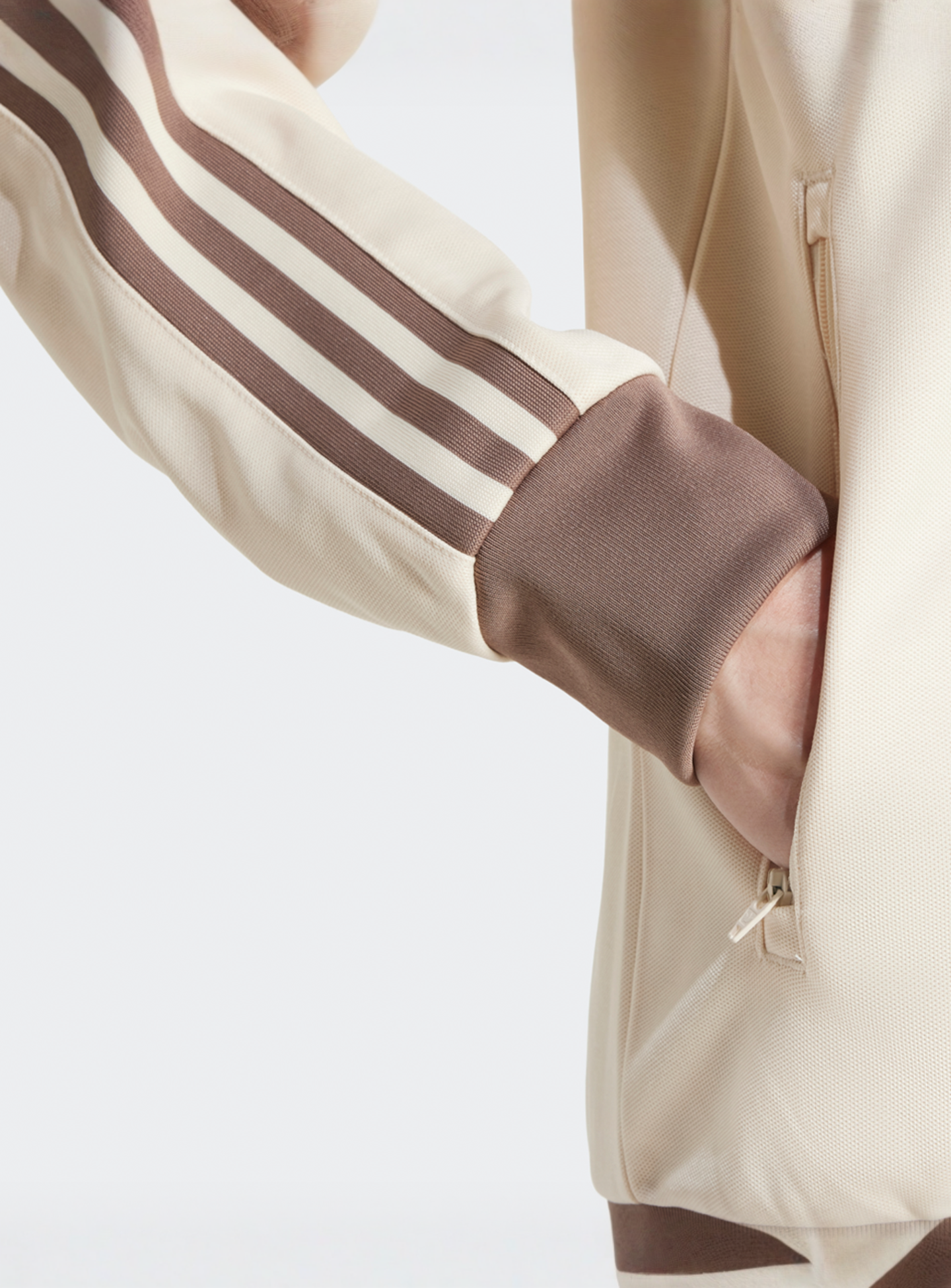 adidas Originals, Classic Track Jacket, beige, Image 4 of 5