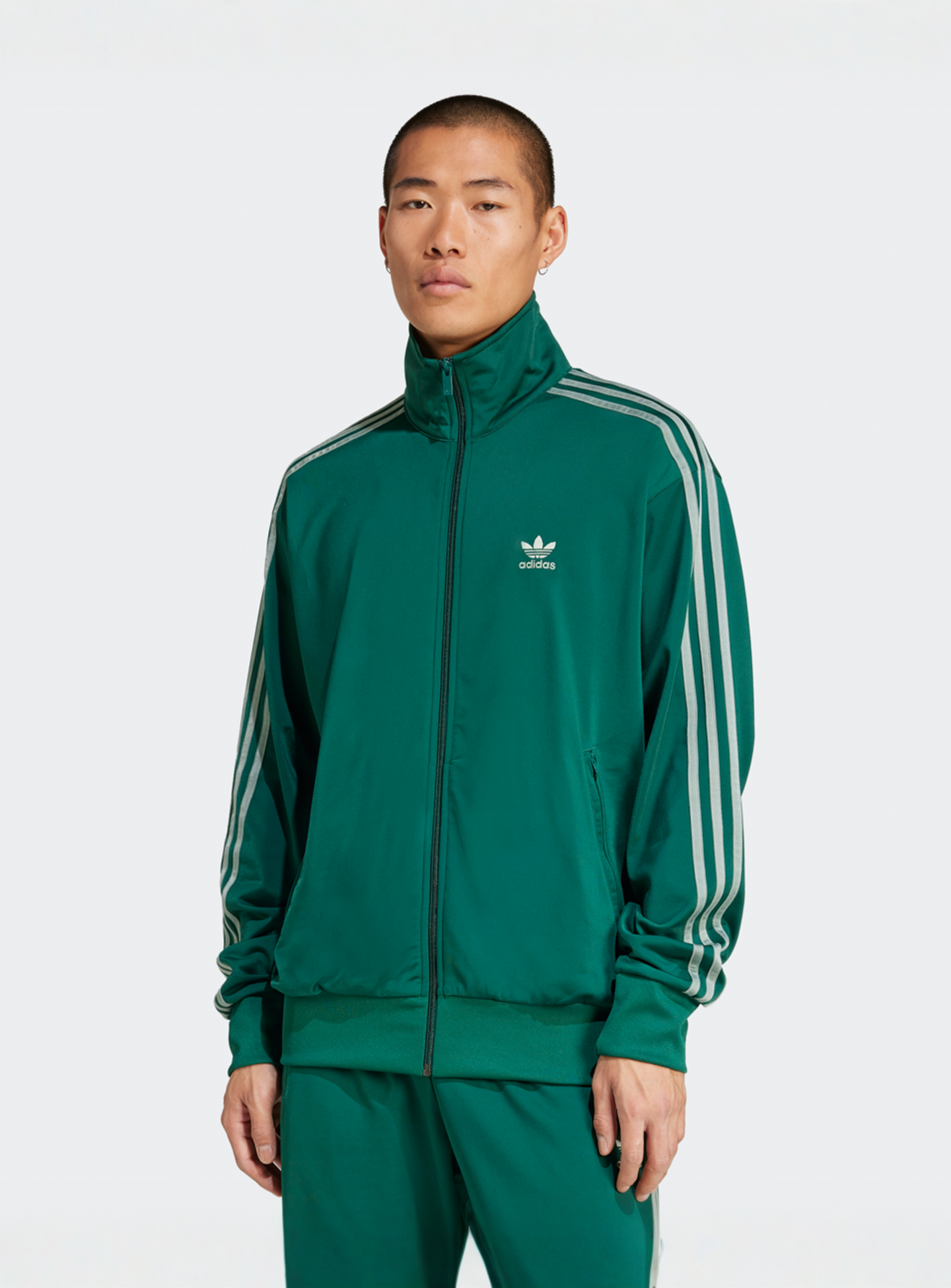 adidas Originals, adicolor Firebird Track Jacket, green, Image 1 of 5