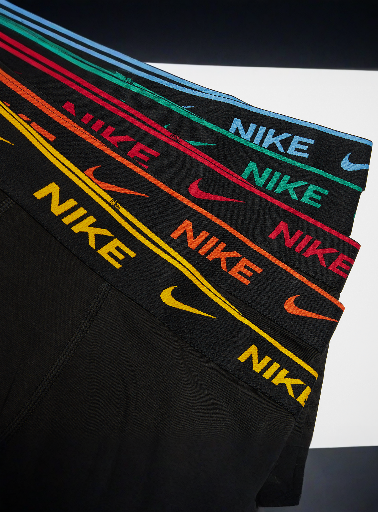 Nike, 5 PACK - Color Pop Dri-FIT Everyday Cotton Youth Boxer Brief, black, Image 2 of 2