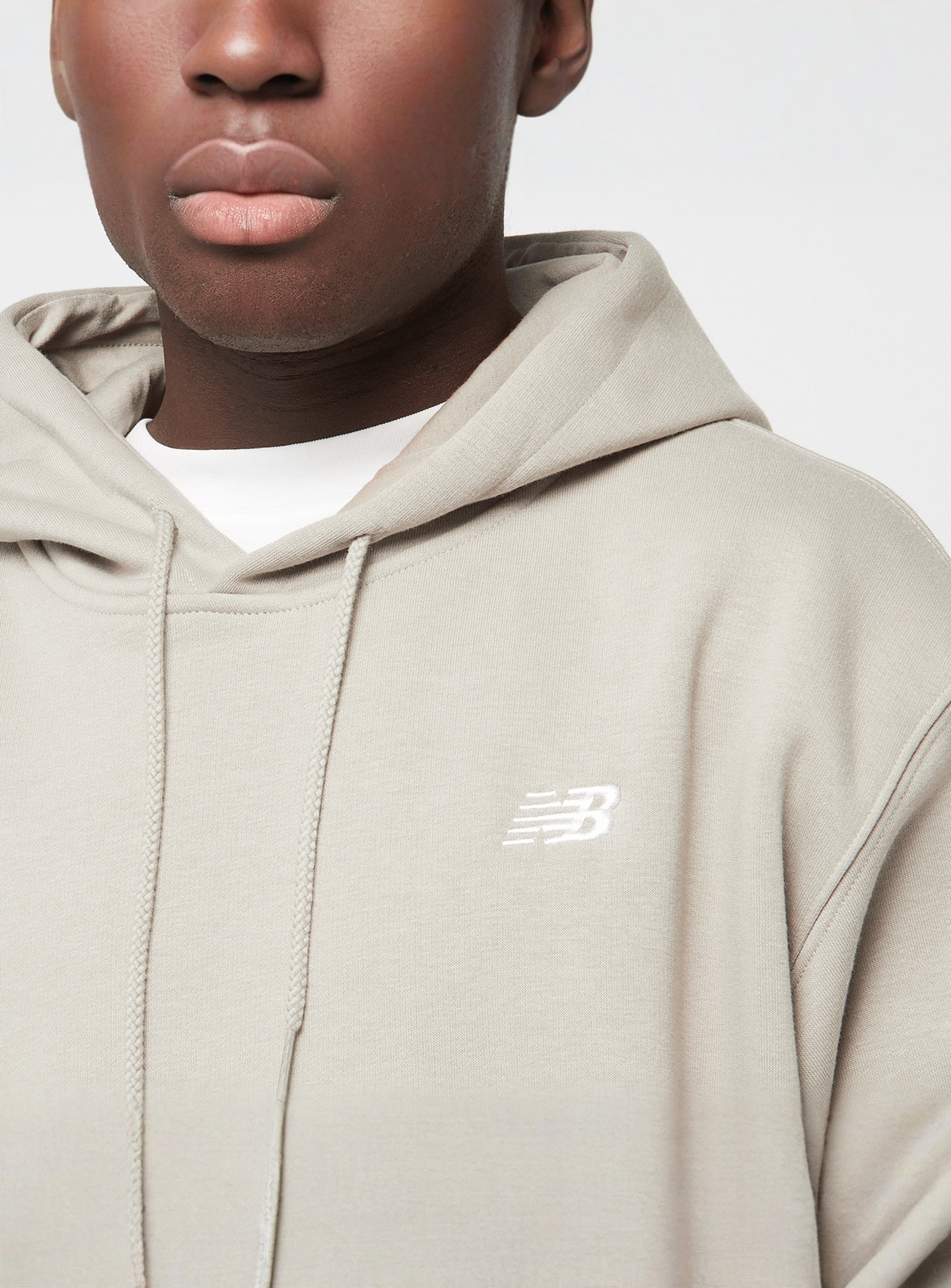 New Balance, Sport Essentials Fleece Hoodie, beige, Image 3 of 4
