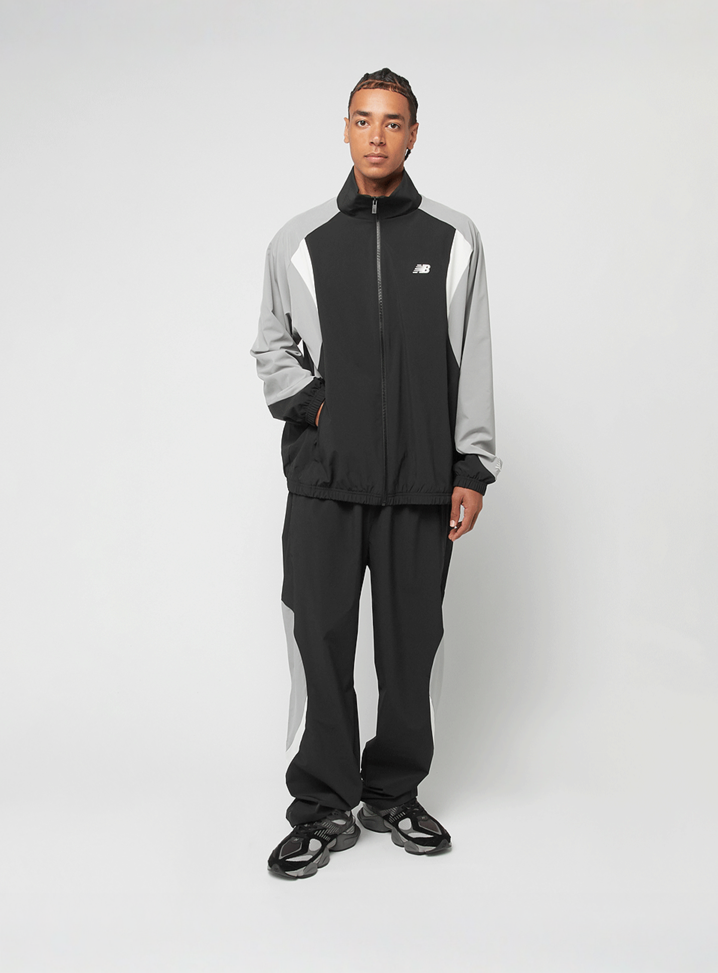 New Balance, Woven Track Pant, black, Image 7 of 7