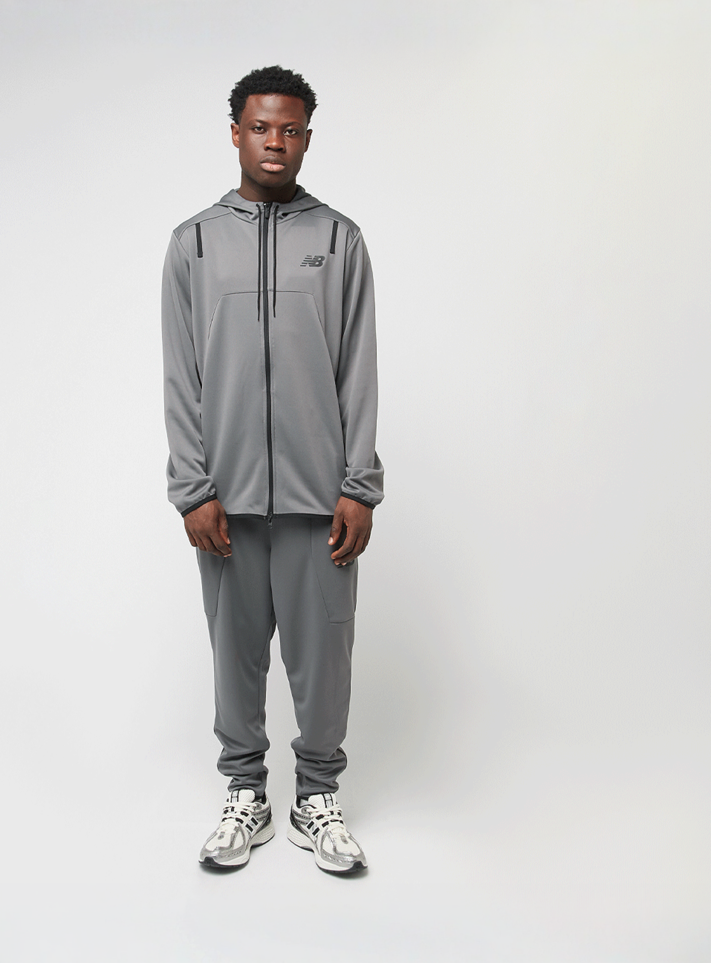 New Balance, Knitted Tapered Track Pant, grey, Image 4 of 4