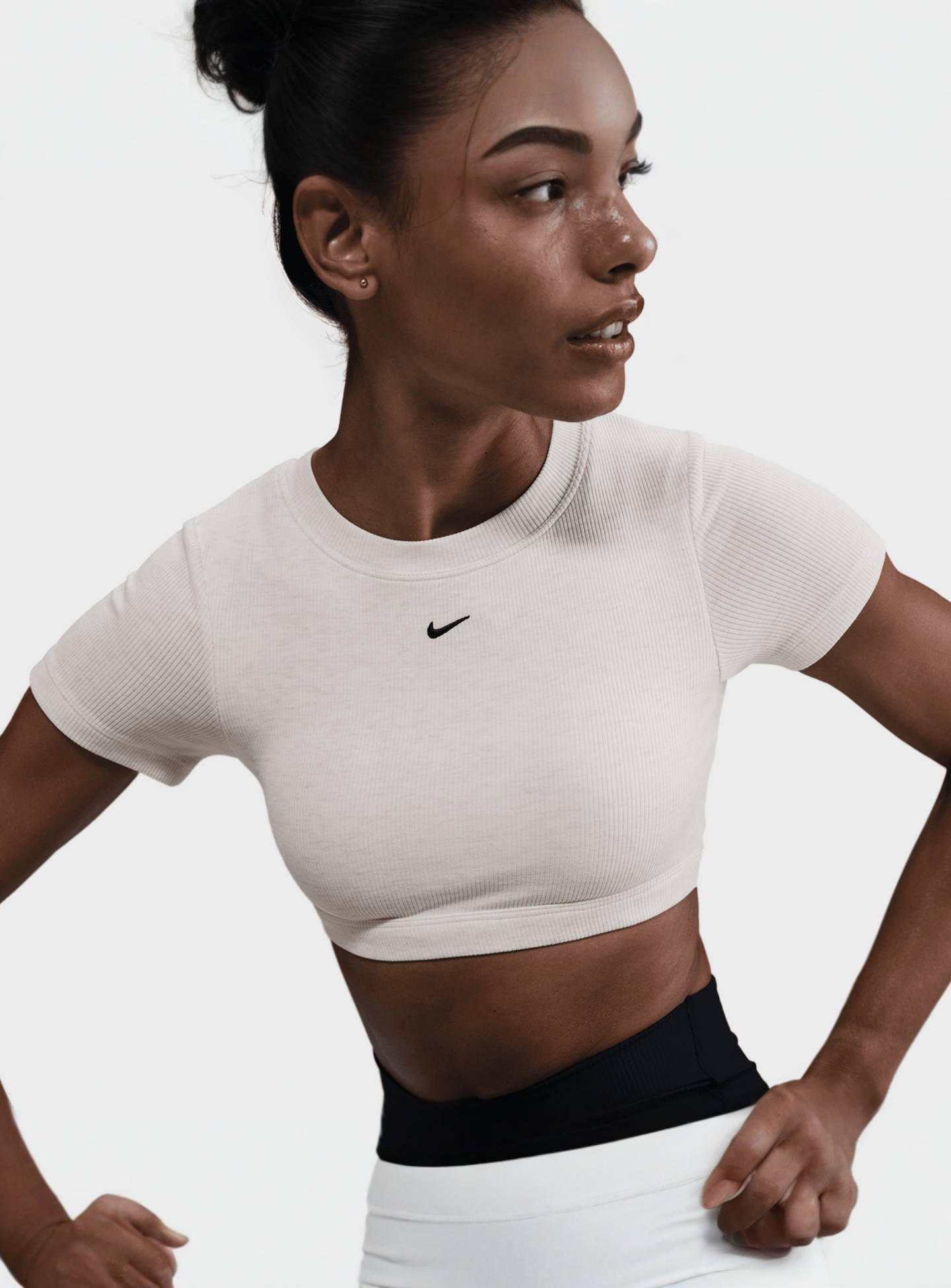 Nike, Sportswear Classic Baby Tee Bra, beige, Image 3 of 4