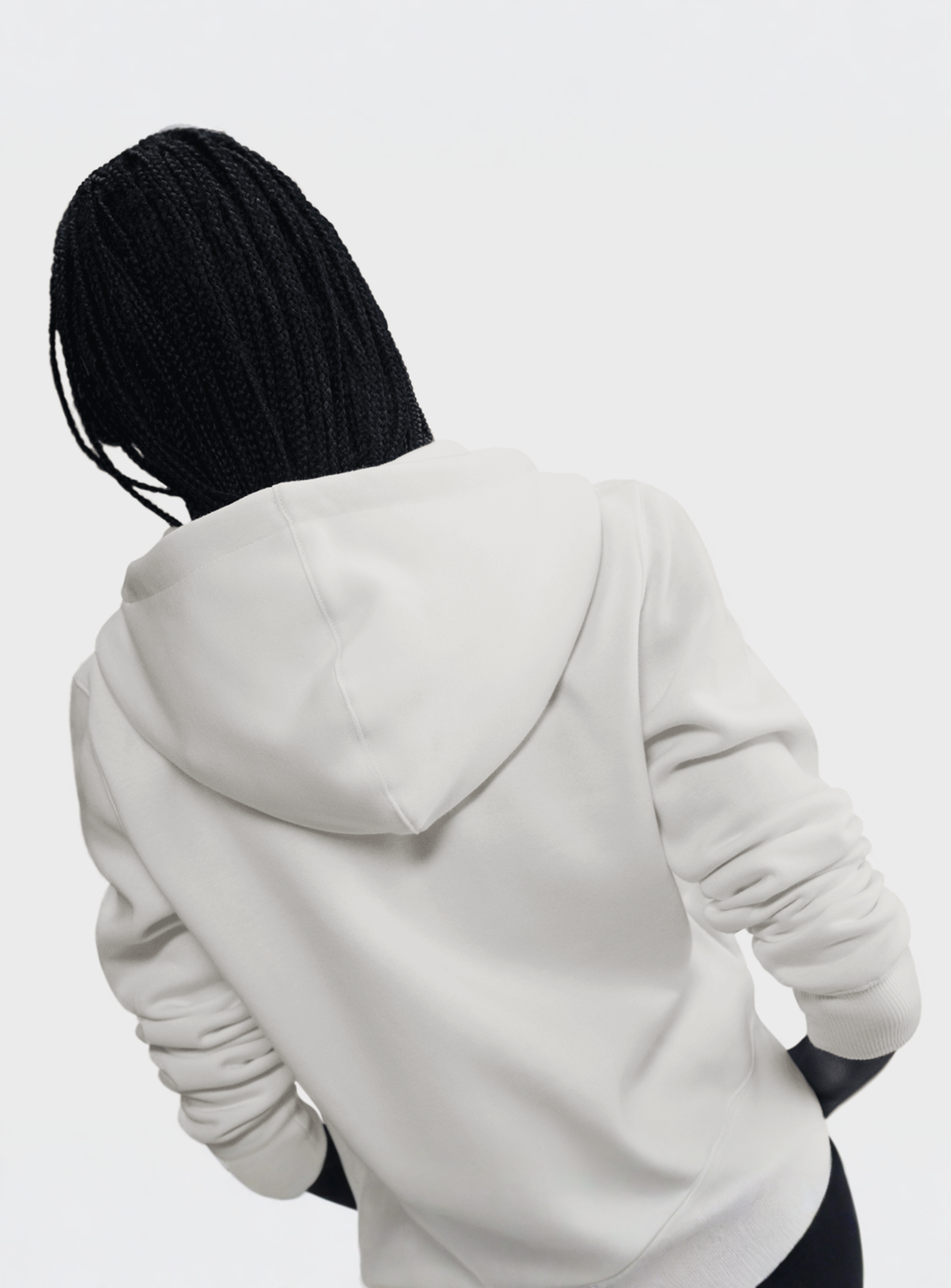 Nike, Sportswear Phoenix Fleece Full-Zip Hoodie, beige, Image 4 of 5