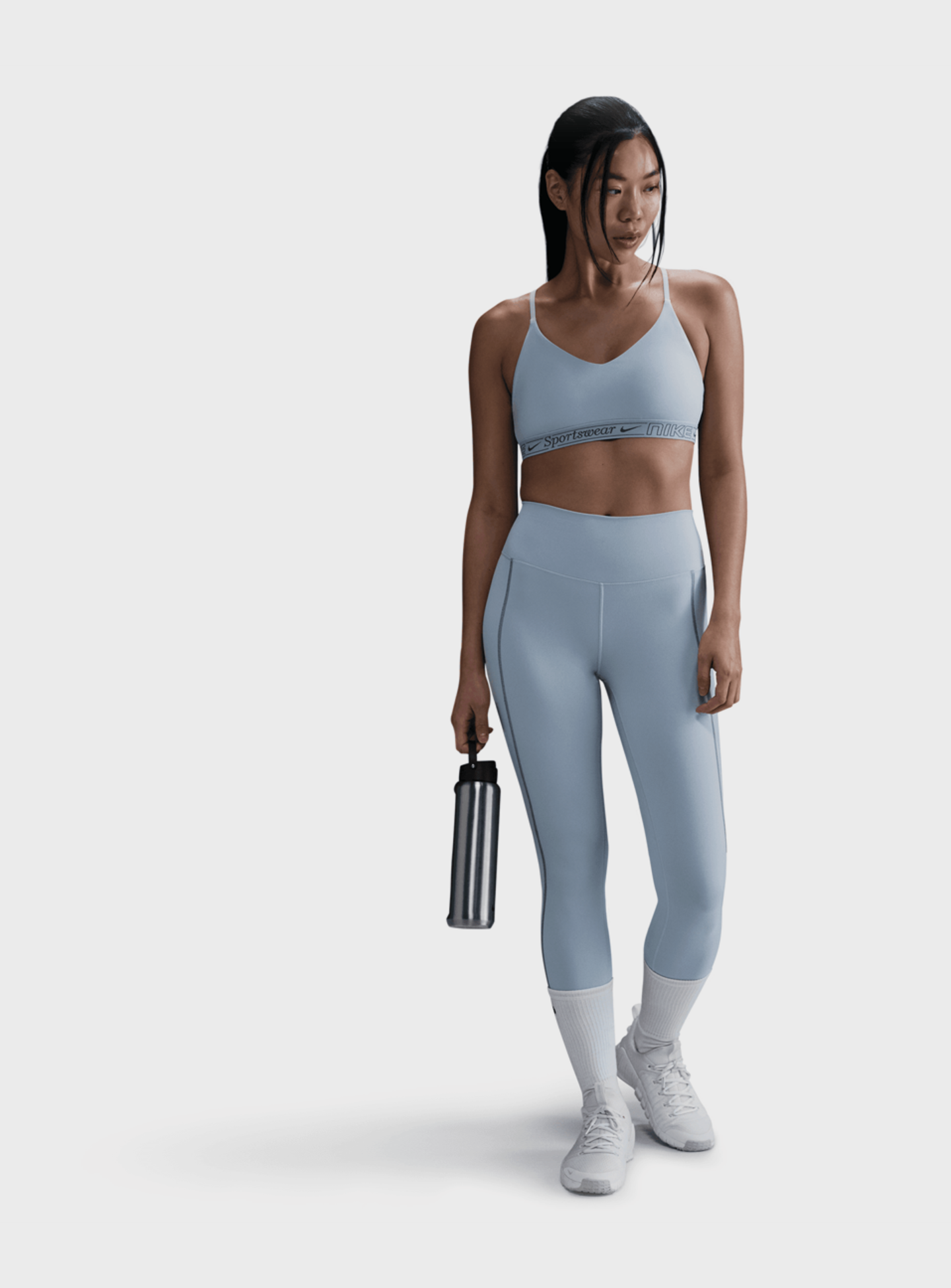 Nike, Indy Bra, blue, Image 5 of 5
