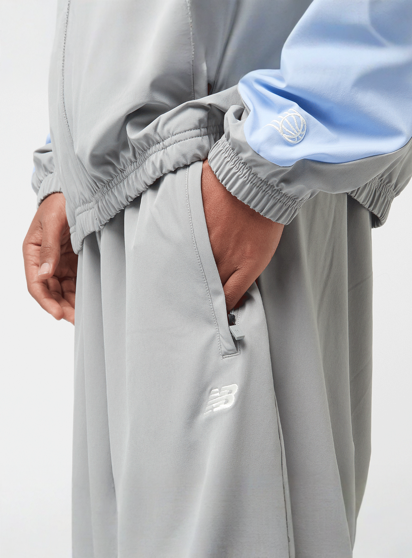 New Balance, Woven Track Pant, grey, Image 5 of 7