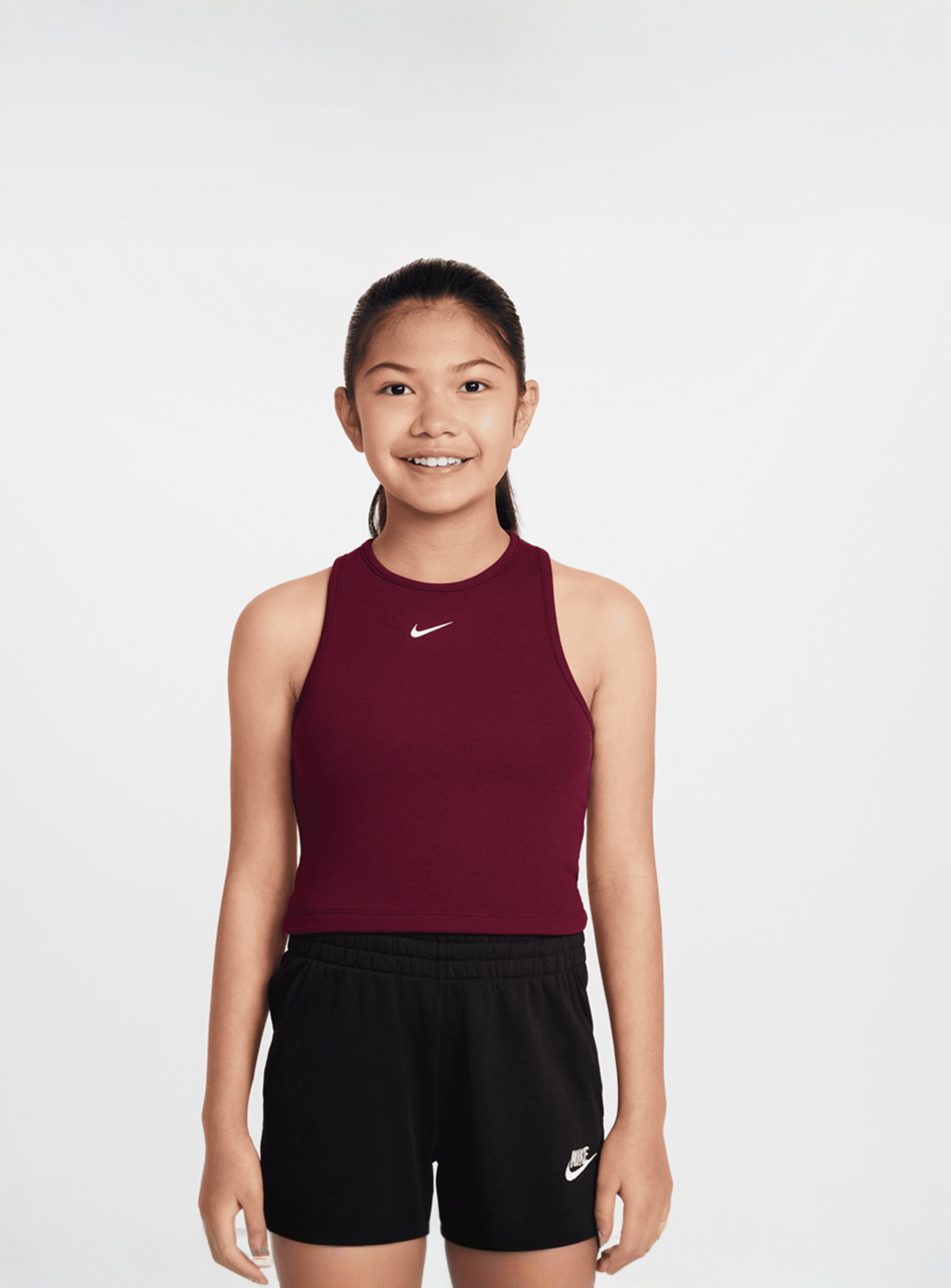 Nike, Sportswear Rib Tank Dance, red, Image 1 of 3
