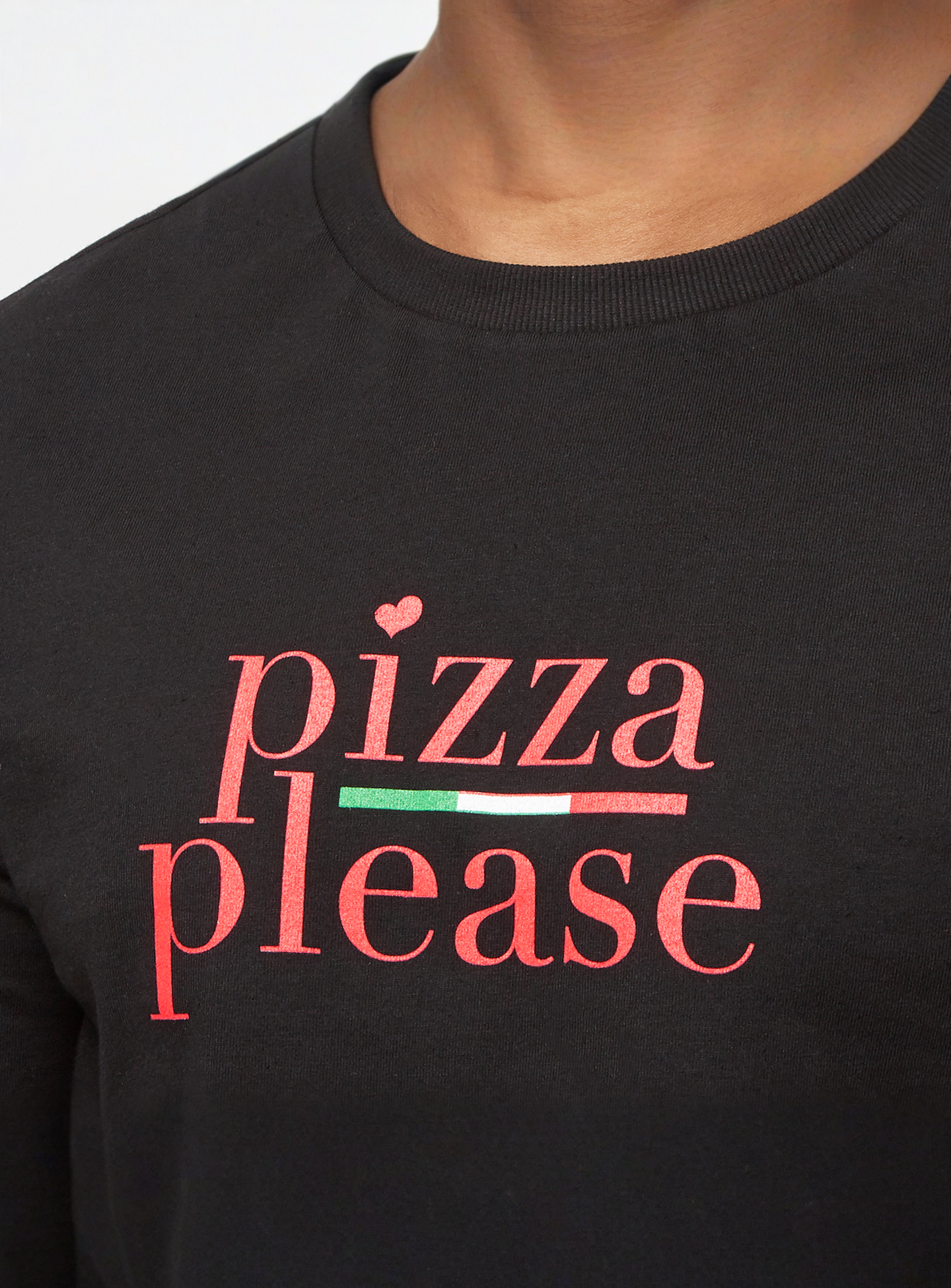 Mister Tee, Pizza Please Tee, black, Image 3 of 4