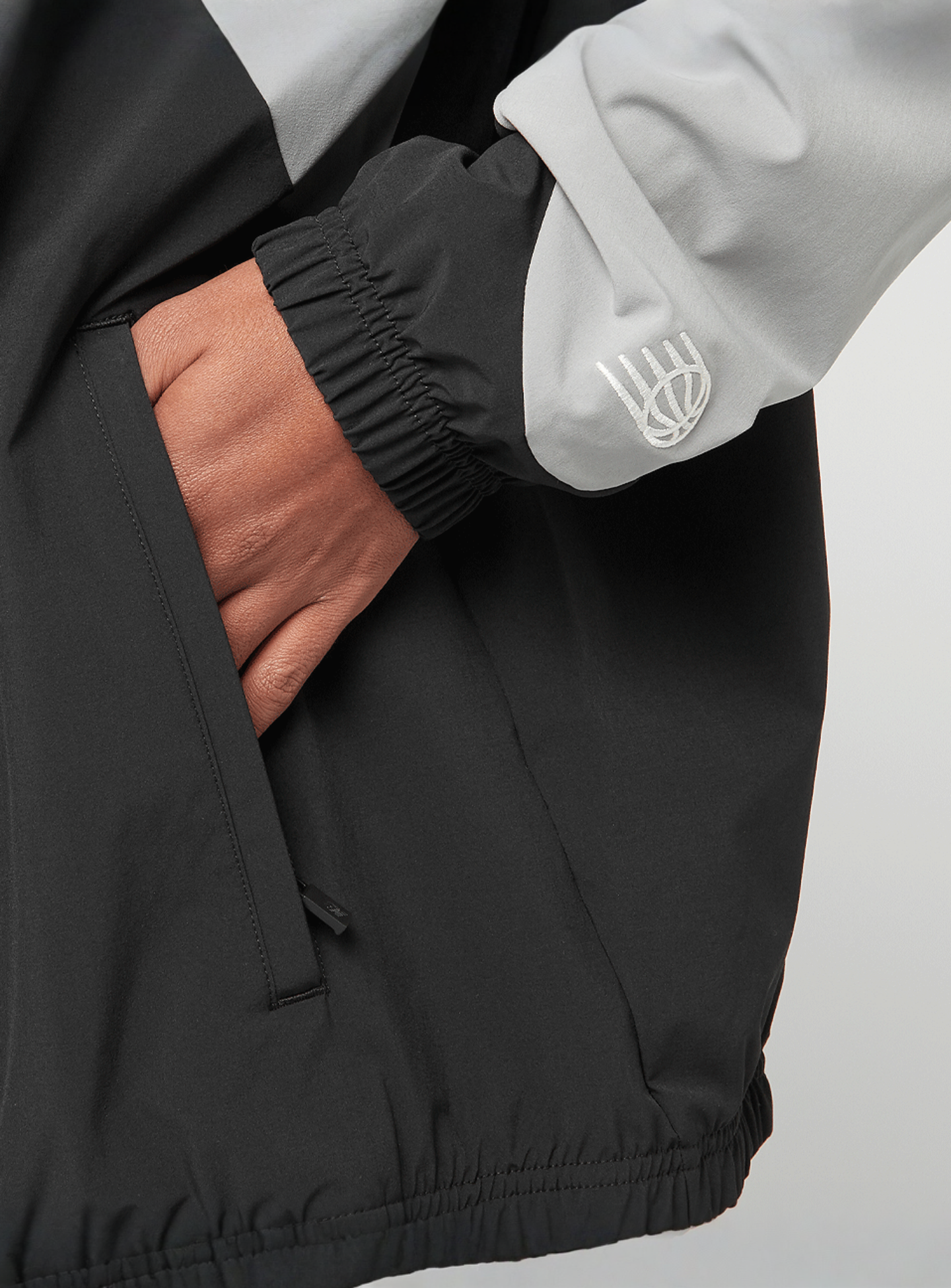 New Balance, Woven Track Jacket, black, Image 4 of 5
