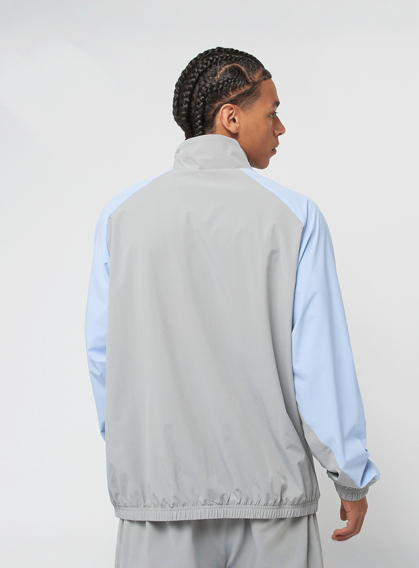 New Balance, Woven Track Jacket, grey, Image 2 of 5