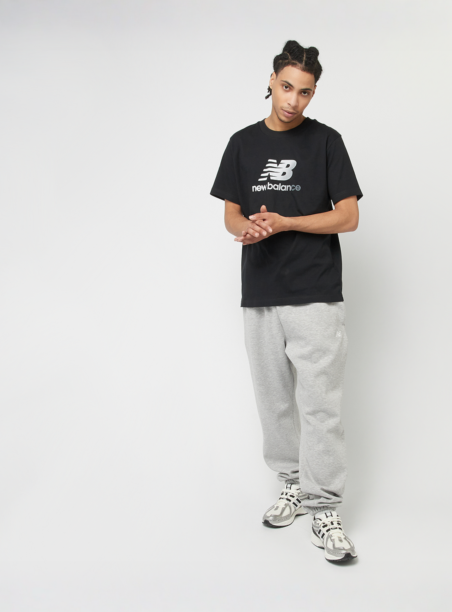 New Balance, Sport Essentials Gradient Logo T-Shirt, black, Image 4 of 4