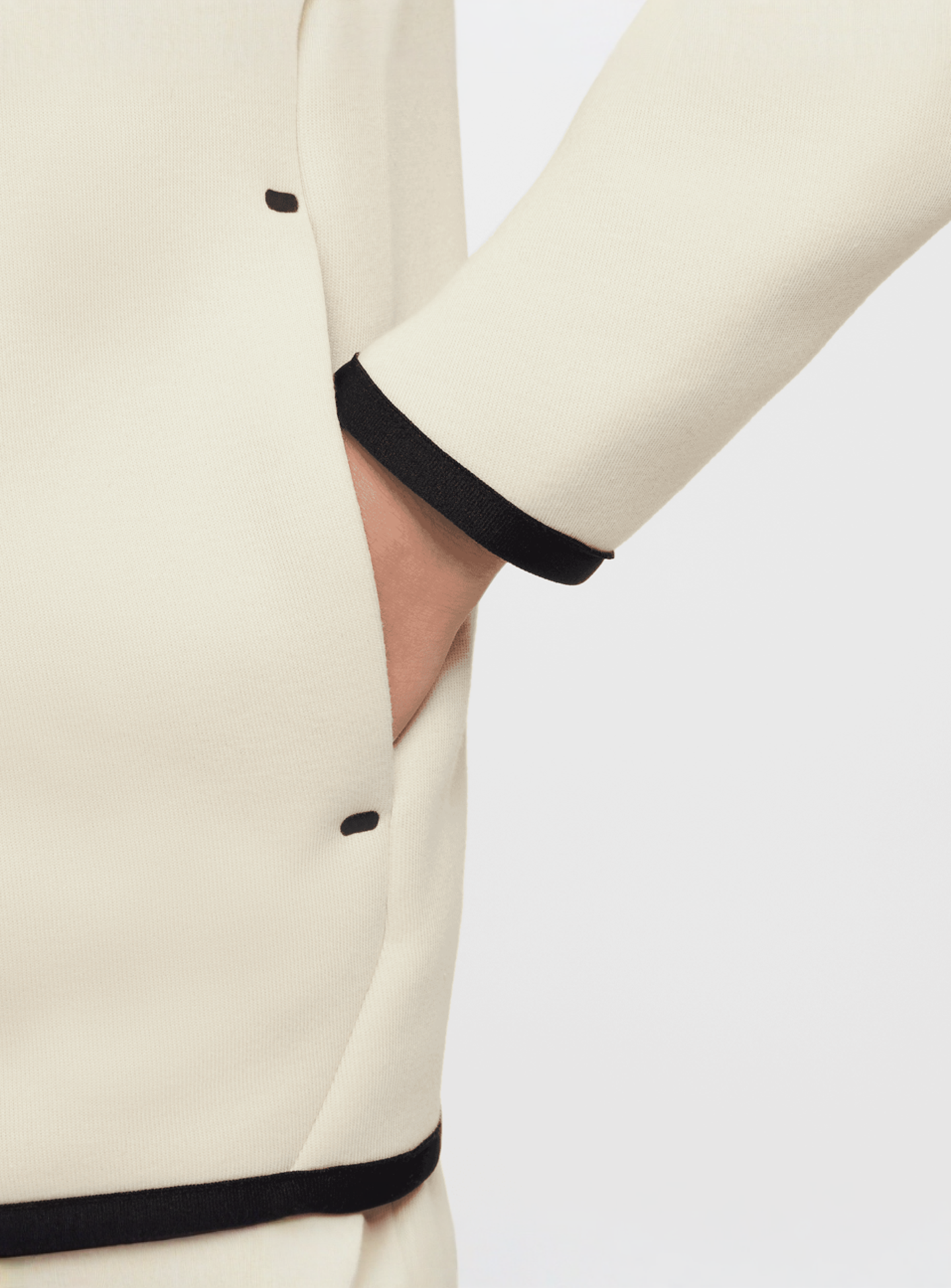 Nike, Sportswear Tech Fleece Full-Zip Hoodie, beige, Image 4 of 9