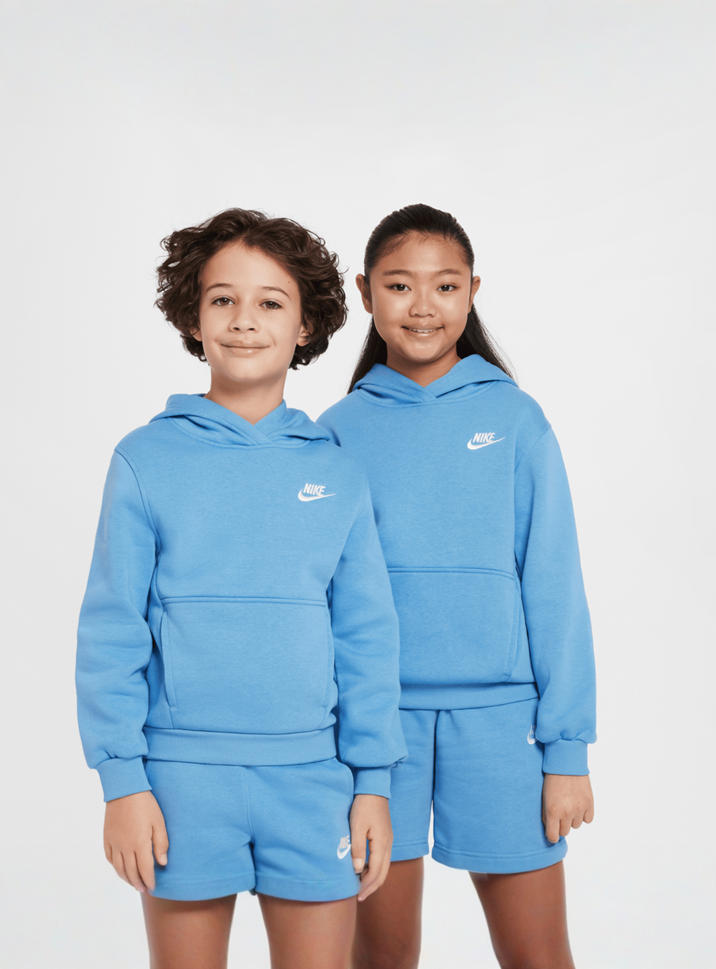 Nike, Sportswear Club Fleece Hoodie, blue, Image 1 of 7