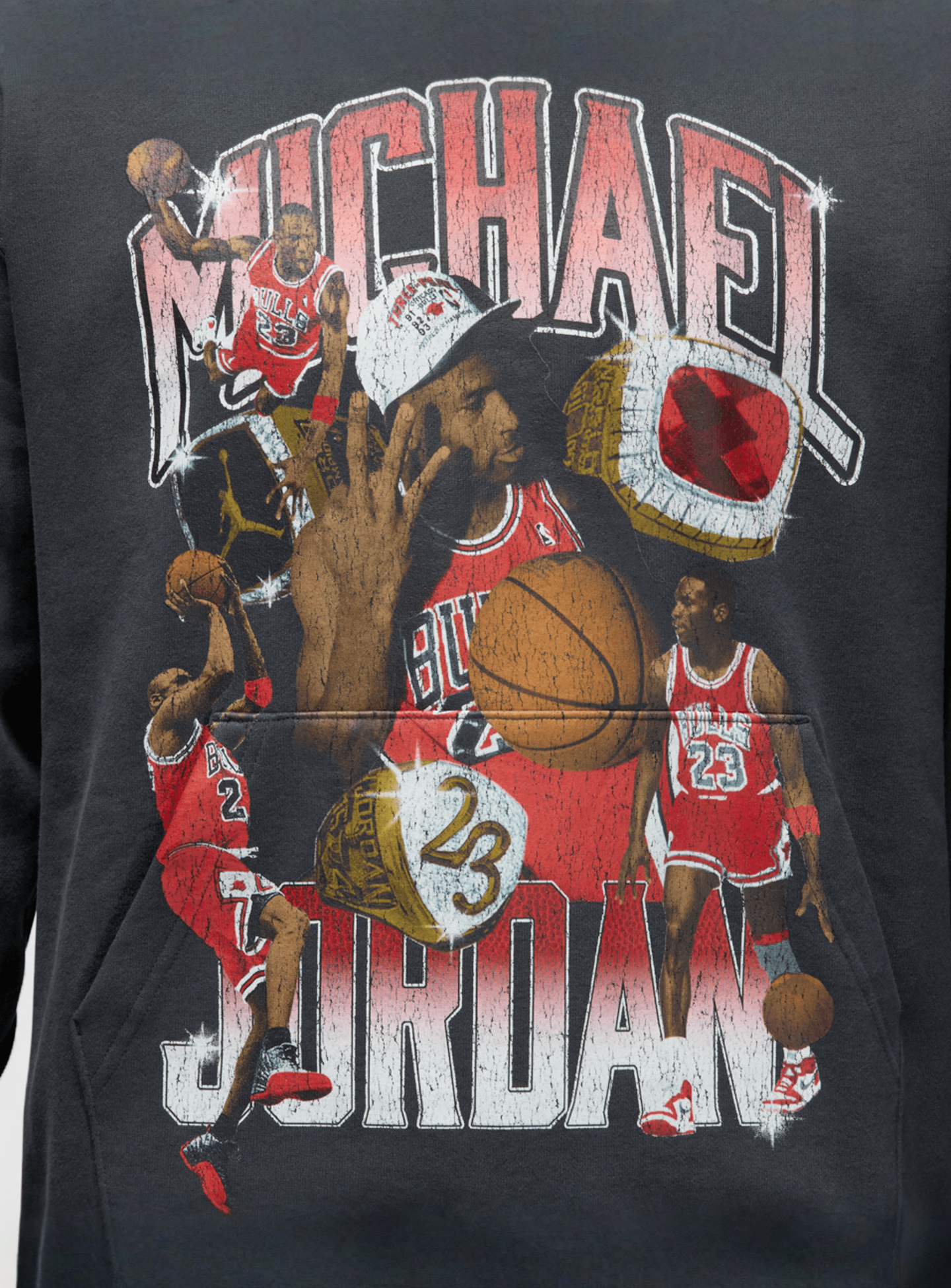 Jordan, Flight Graphics Fleece Hoodie, grey, Image 3 of 5