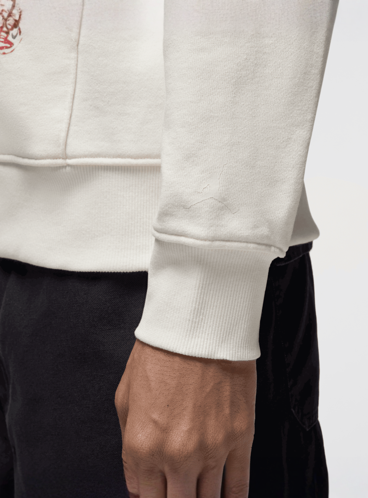 Jordan, Flight Graphics Fleece Hoodie, beige, Image 6 of 8