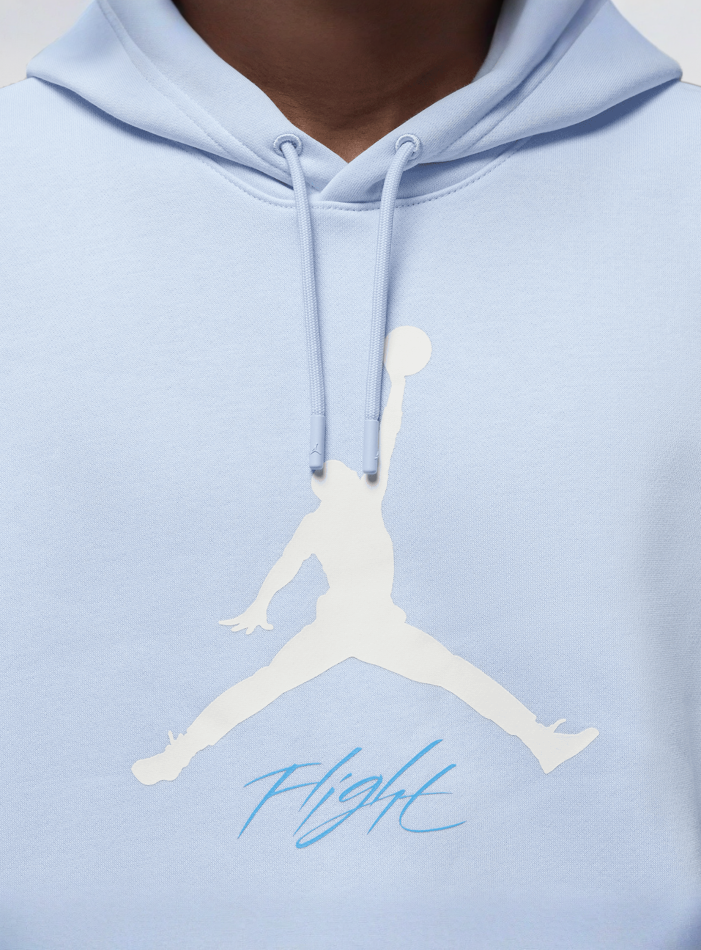 Jordan, Essentials Fleece Baseline Hoodie, blue, Image 3 of 5