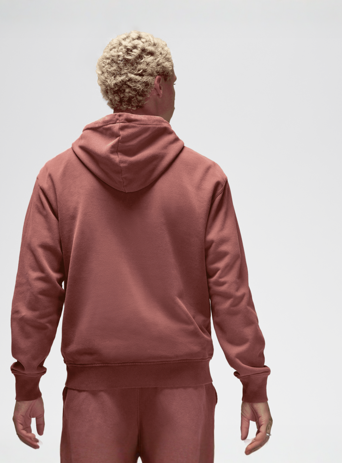 Jordan, Flight Washed Fleece Hoodie, red, Image 2 of 7