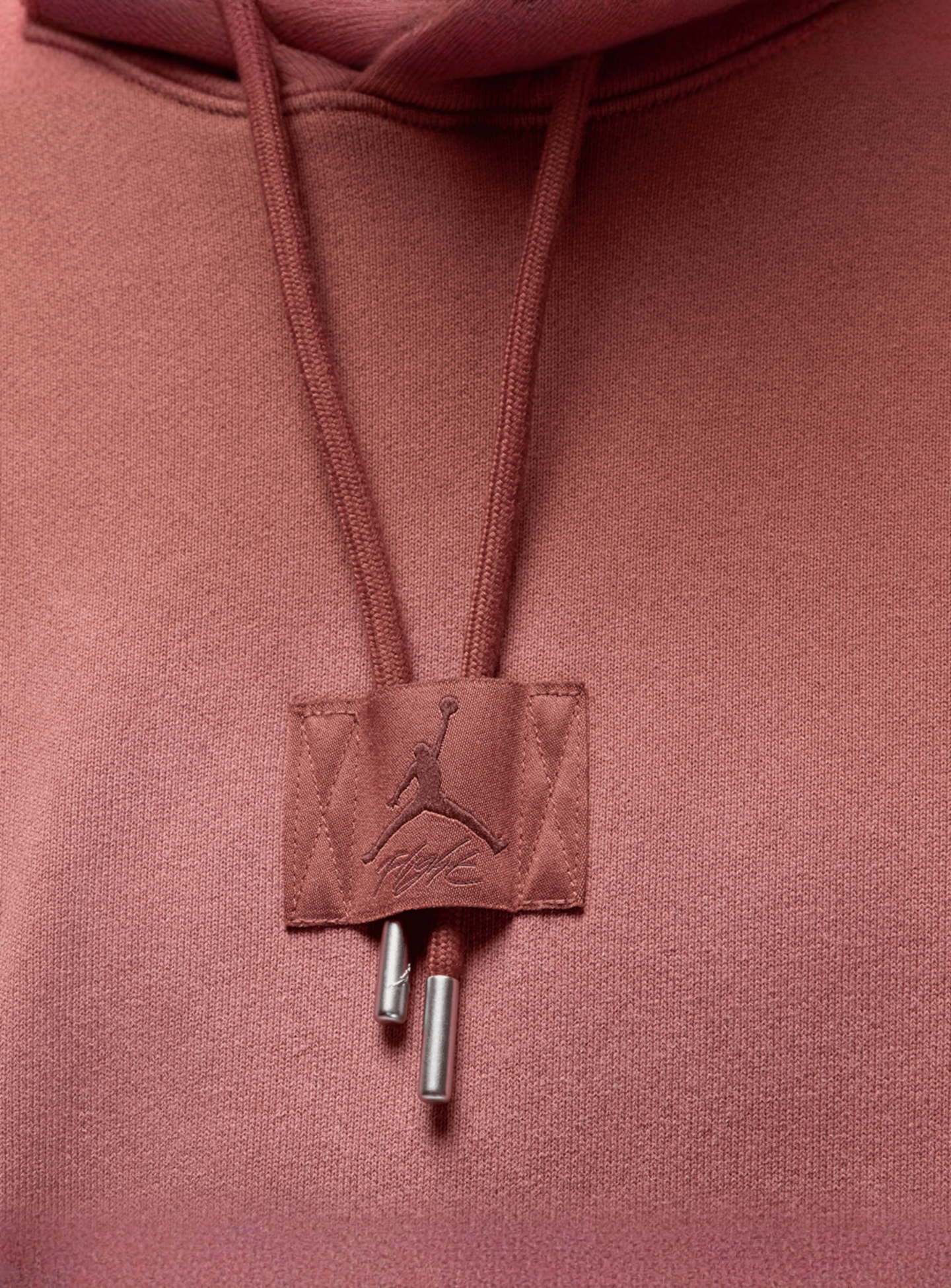 Jordan, Flight Washed Fleece Hoodie, red, Image 4 of 7