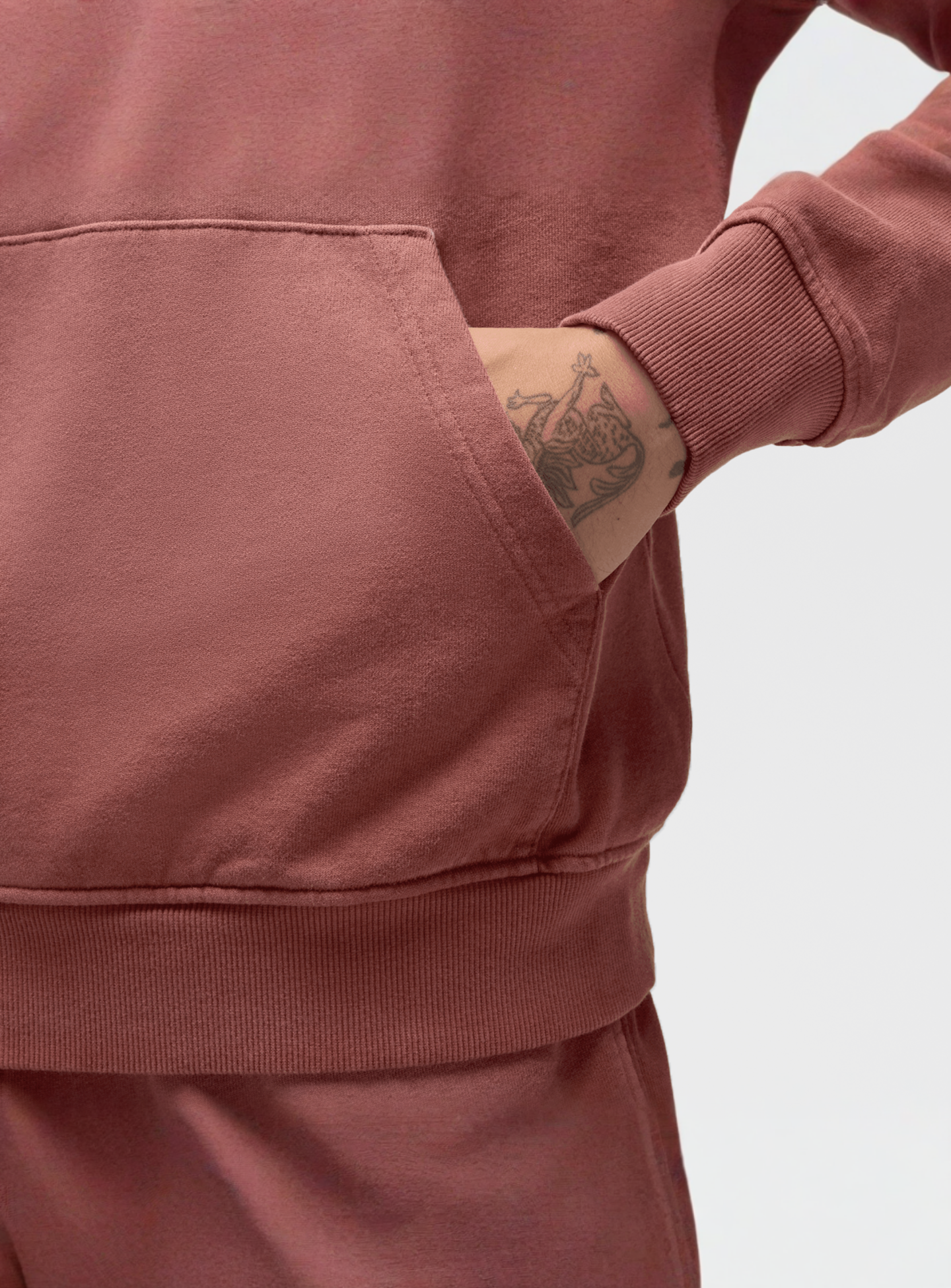 Jordan, Flight Washed Fleece Hoodie, red, Image 5 of 7