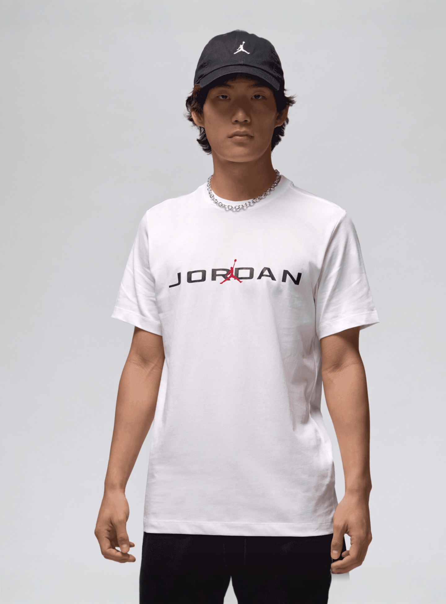 Jordan, Air Short Sleeve Tee, white, Image 1 of 4