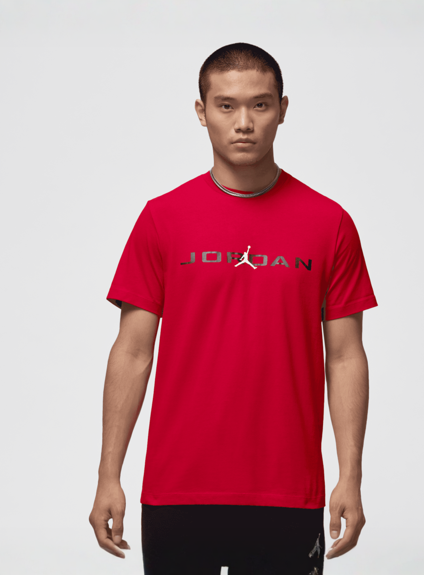 Jordan, Air Short Sleeve Tee, red, Image 1 of 4