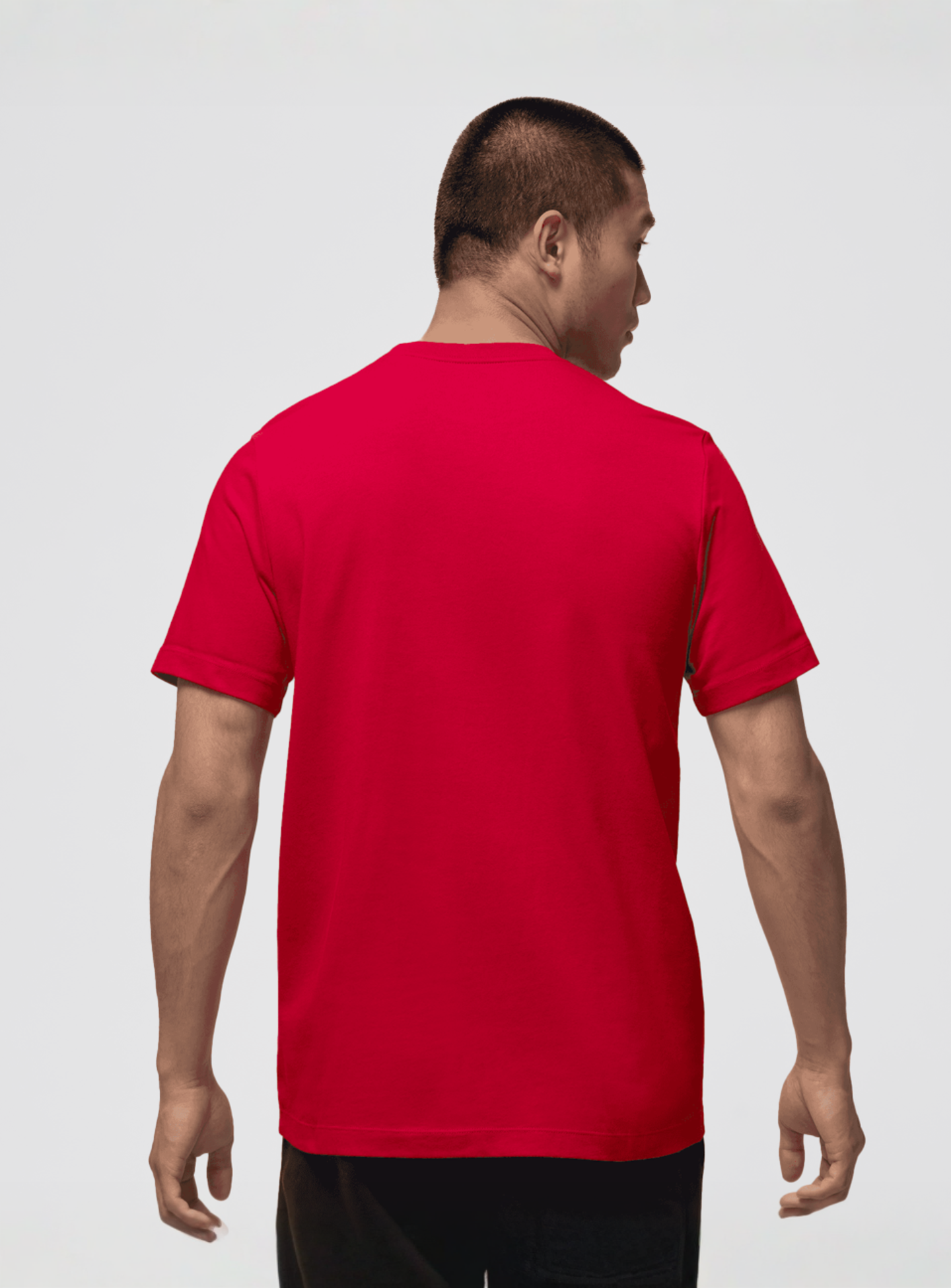 Jordan, Air Short Sleeve Tee, red, Image 2 of 4