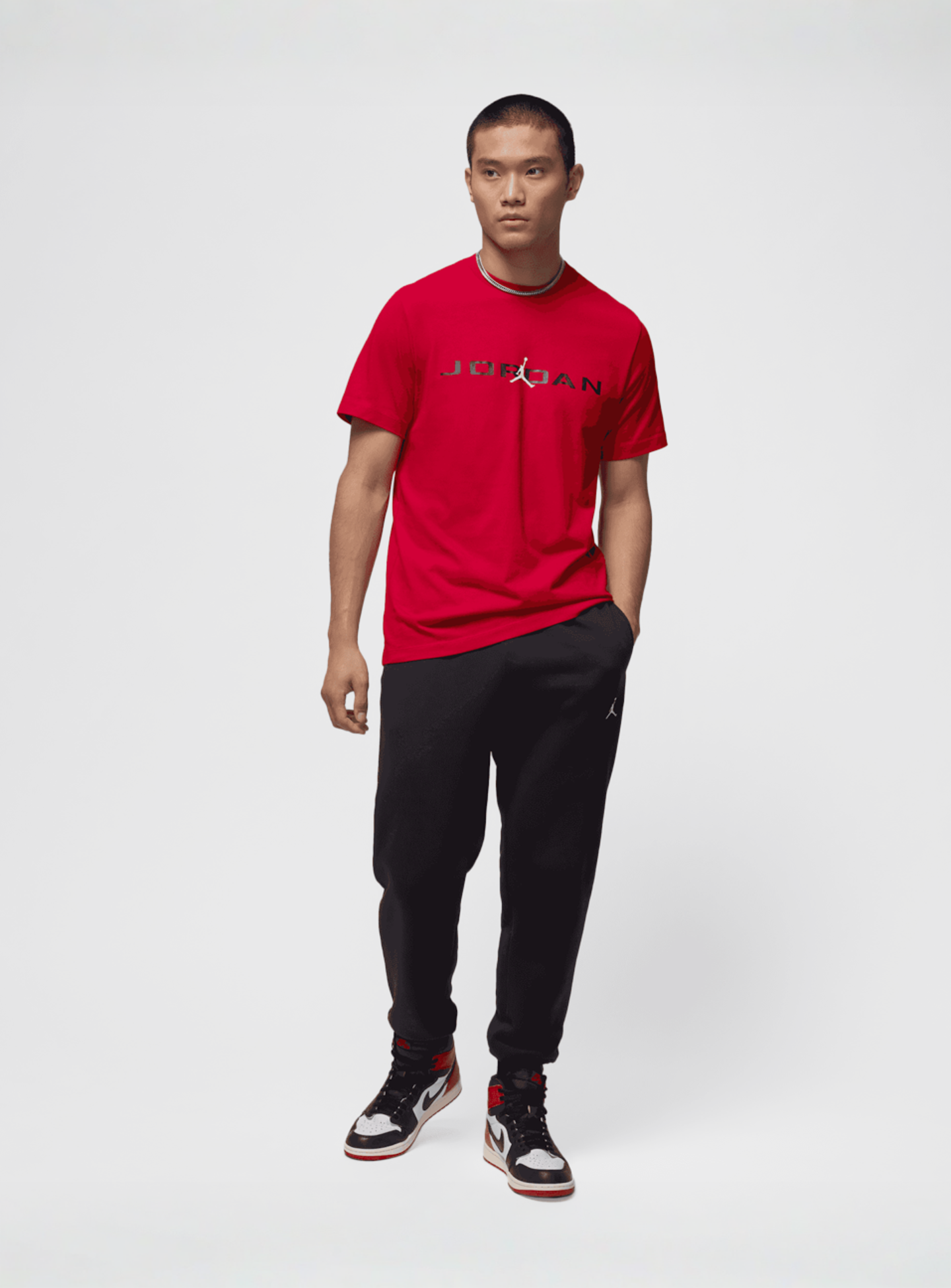 Jordan, Air Short Sleeve Tee, red, Image 4 of 4
