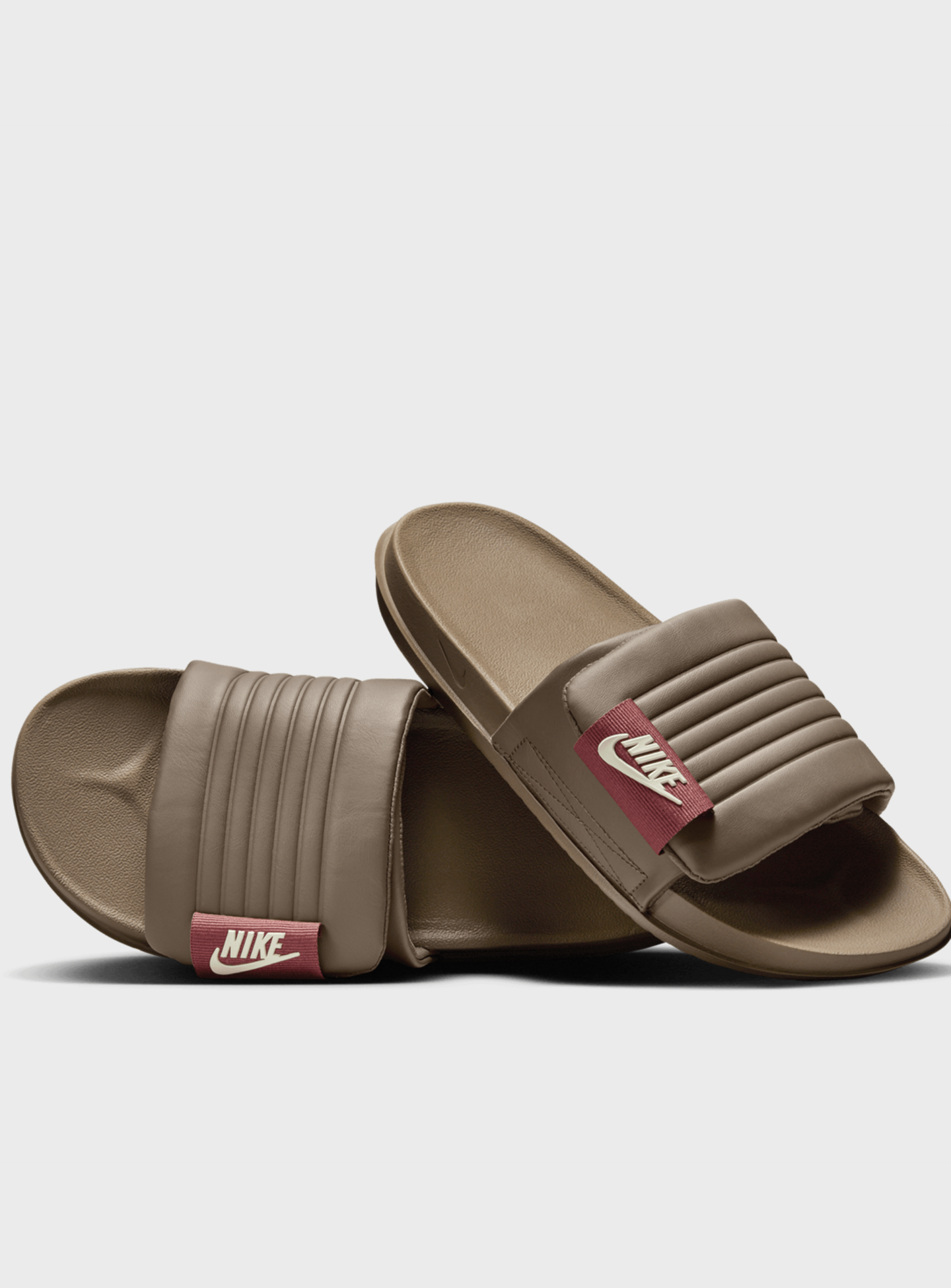 Nike, Offcourt Adjust, brown, Image 4 of 6
