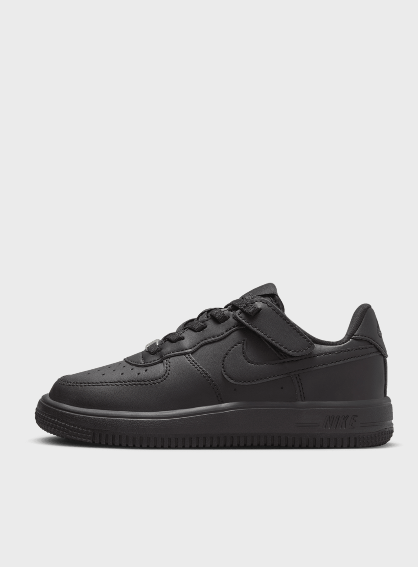 Nike, Force 1 Low EasyOn (PS), black, Image 1 of 8