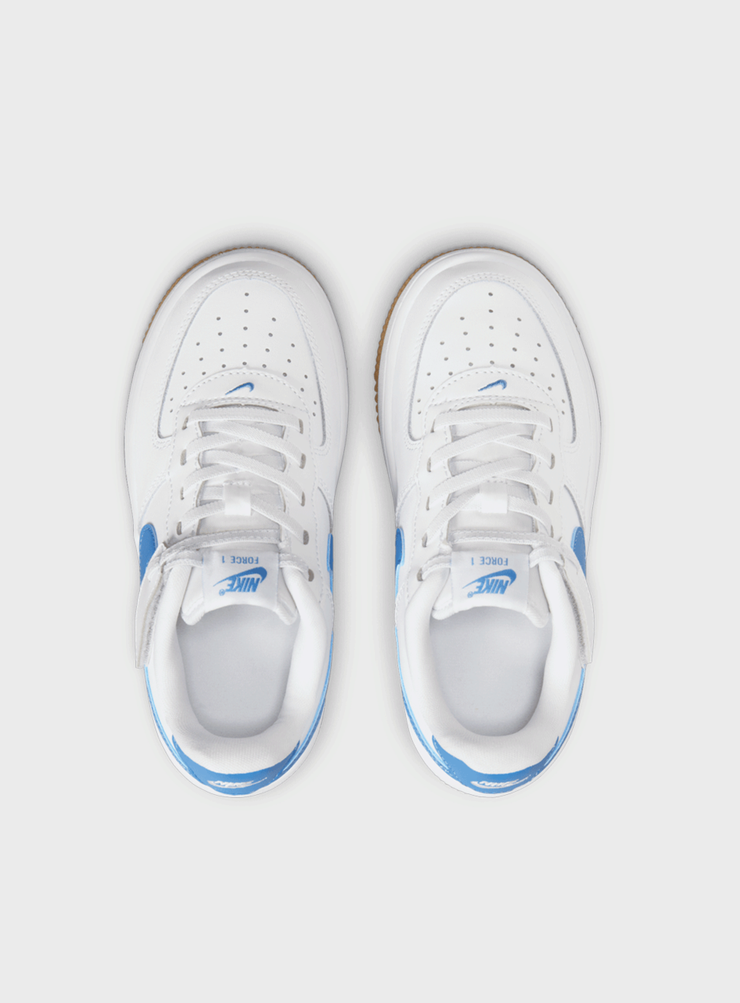 Nike, Force 1 Low EasyOn (PS), white, Image 6 of 8