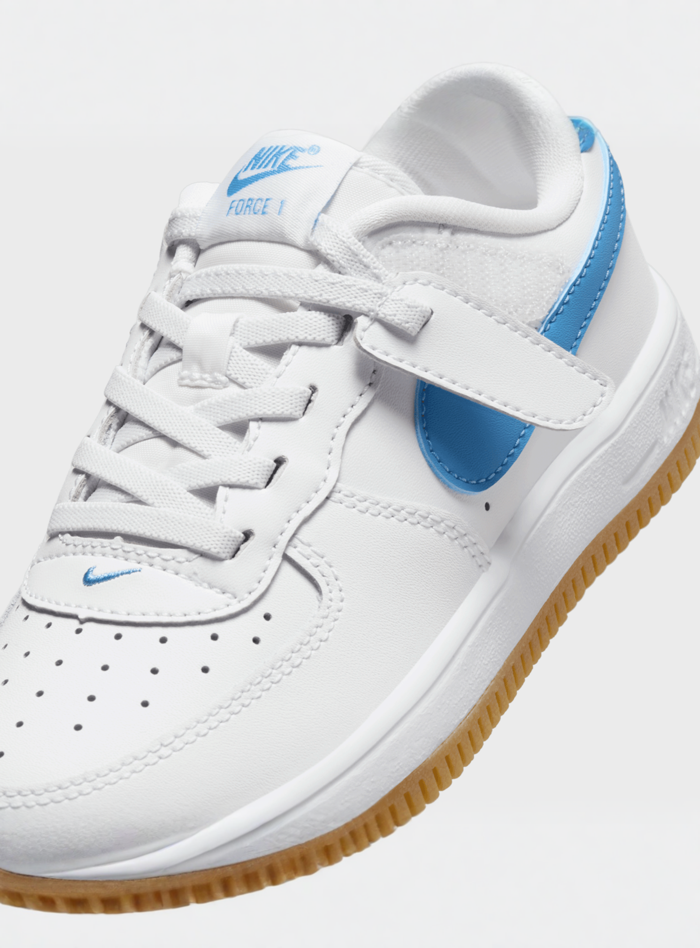 Nike, Force 1 Low EasyOn (PS), white, Image 7 of 8