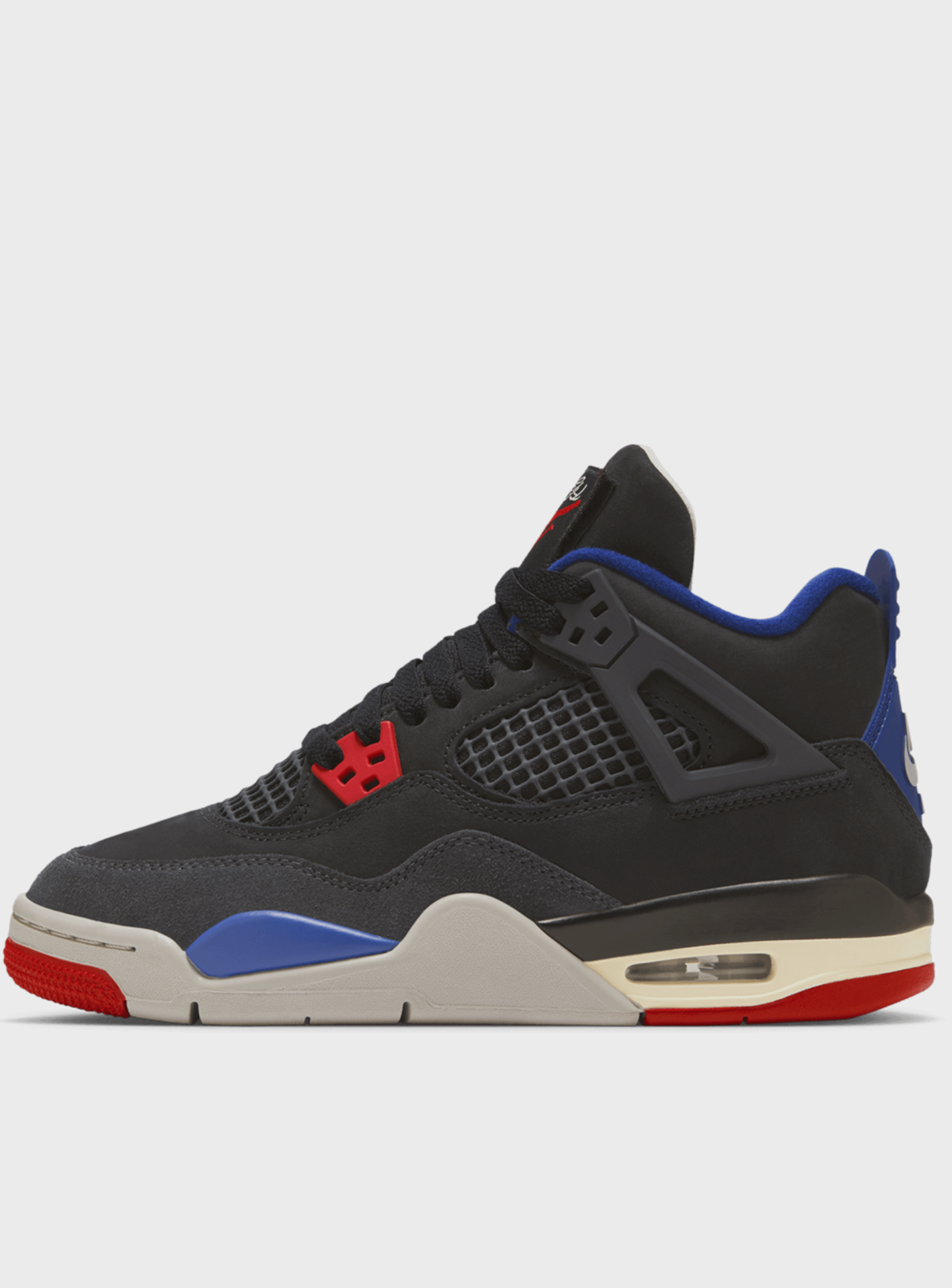 Jordan, Air Jordan 4 "Rare Air" Retro (GS), black, Image 1 of 9