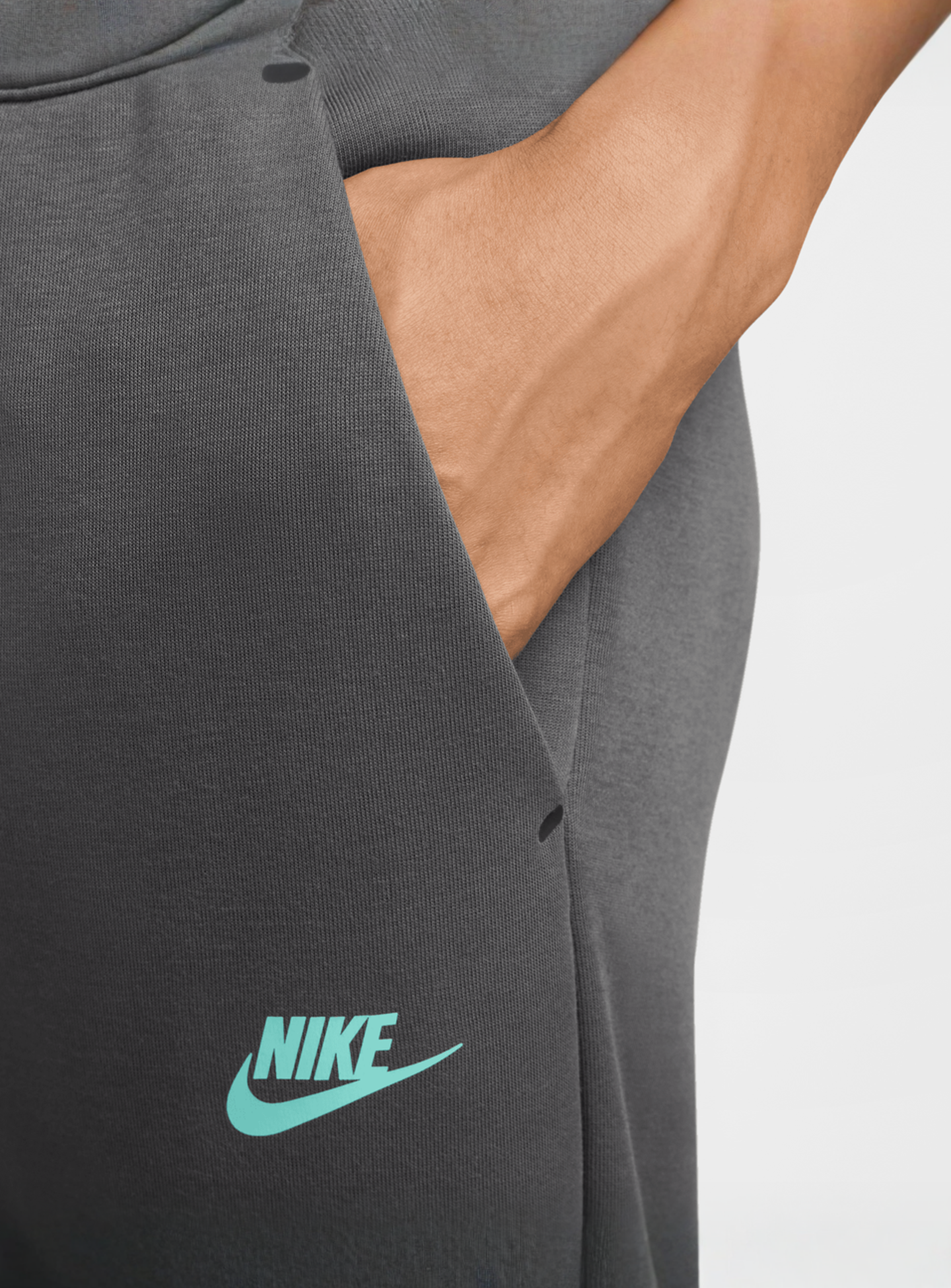 Nike, Tech Fleece Pants, grey, Image 4 of 7