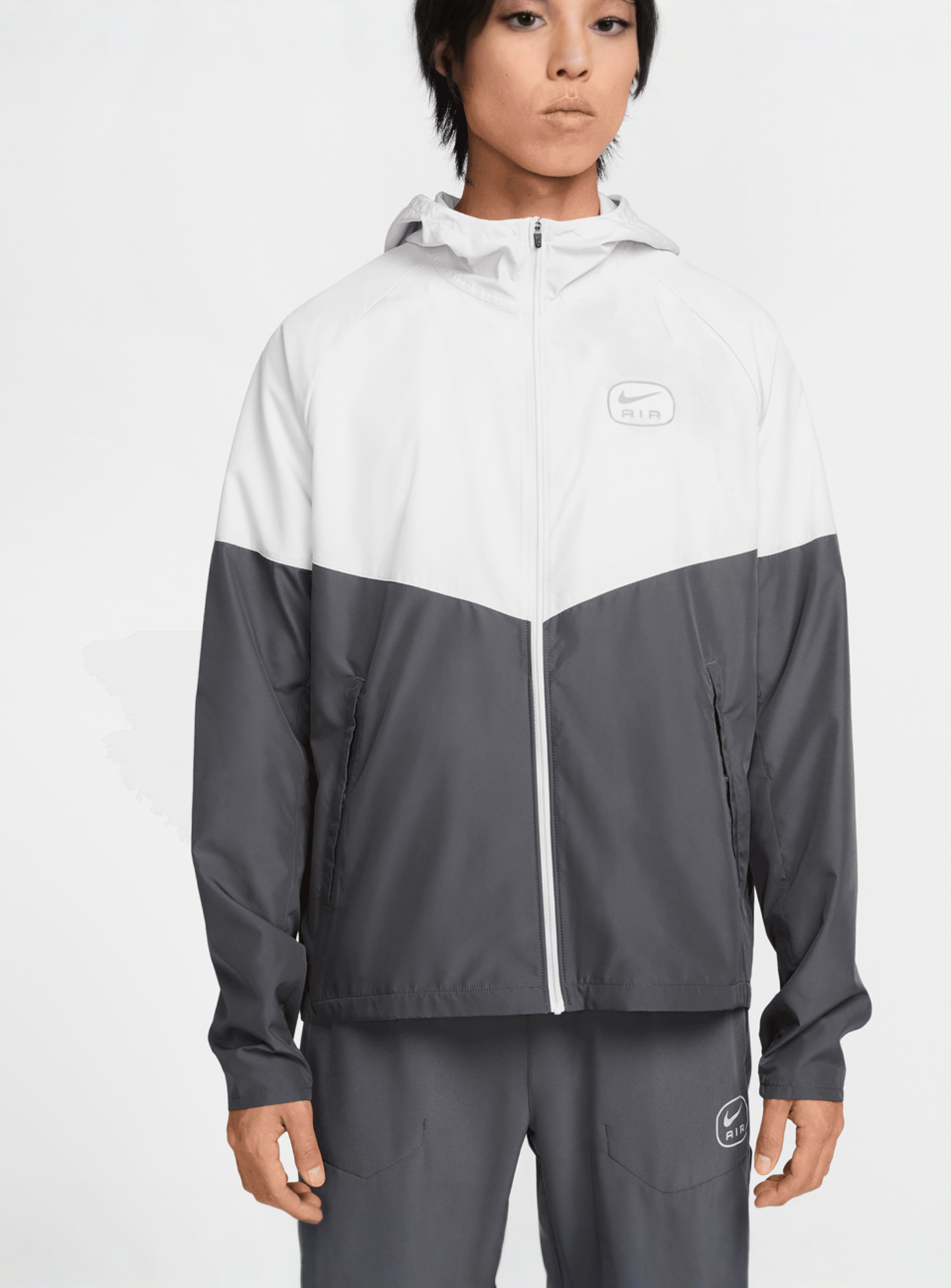 Nike, Sportswear Swoosh Air Run Jacket, grey, Image 3 of 7