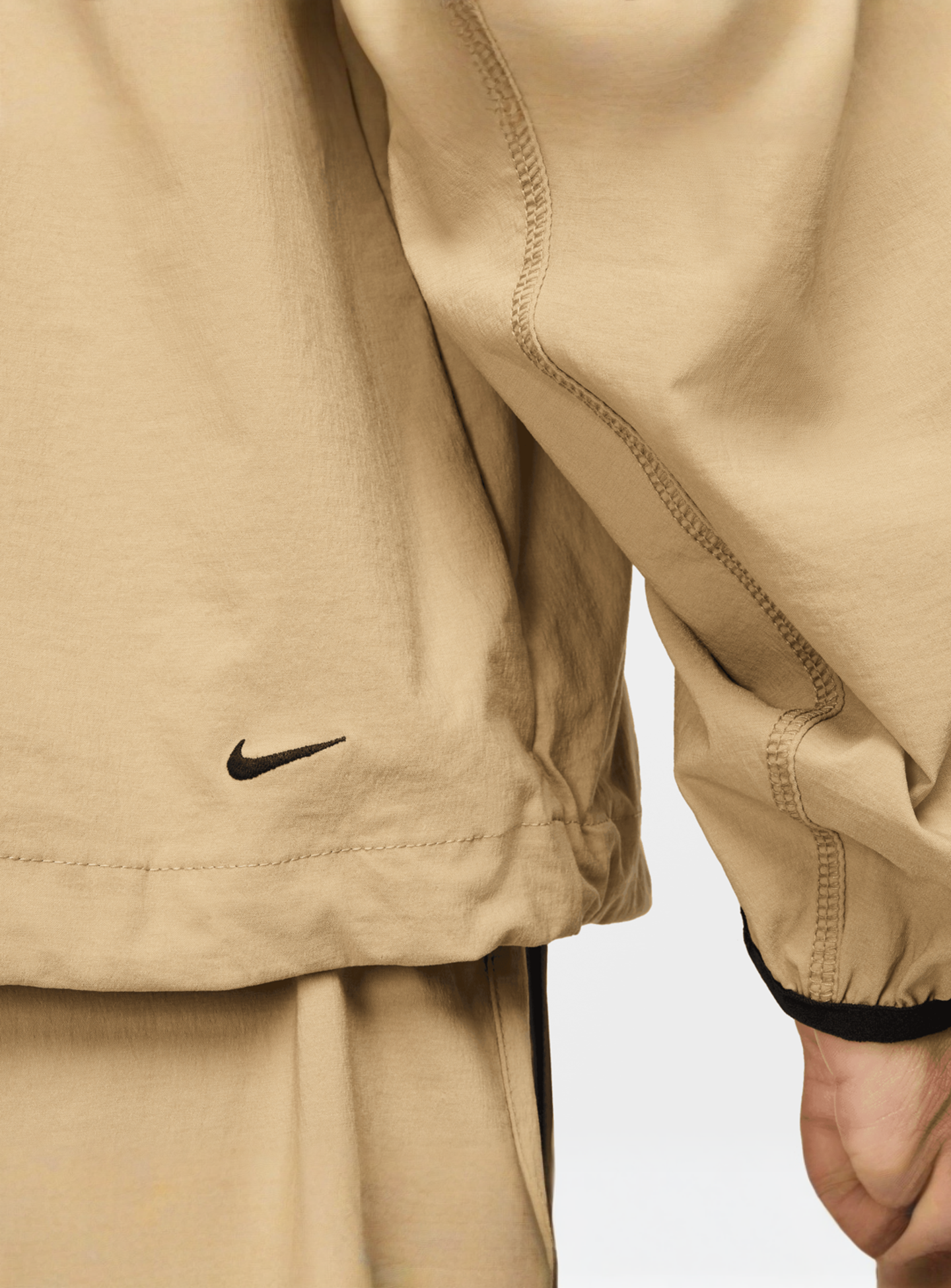 Nike, Tech Woven Windrunner Full-Zip Jacket, beige, Image 7 of 8