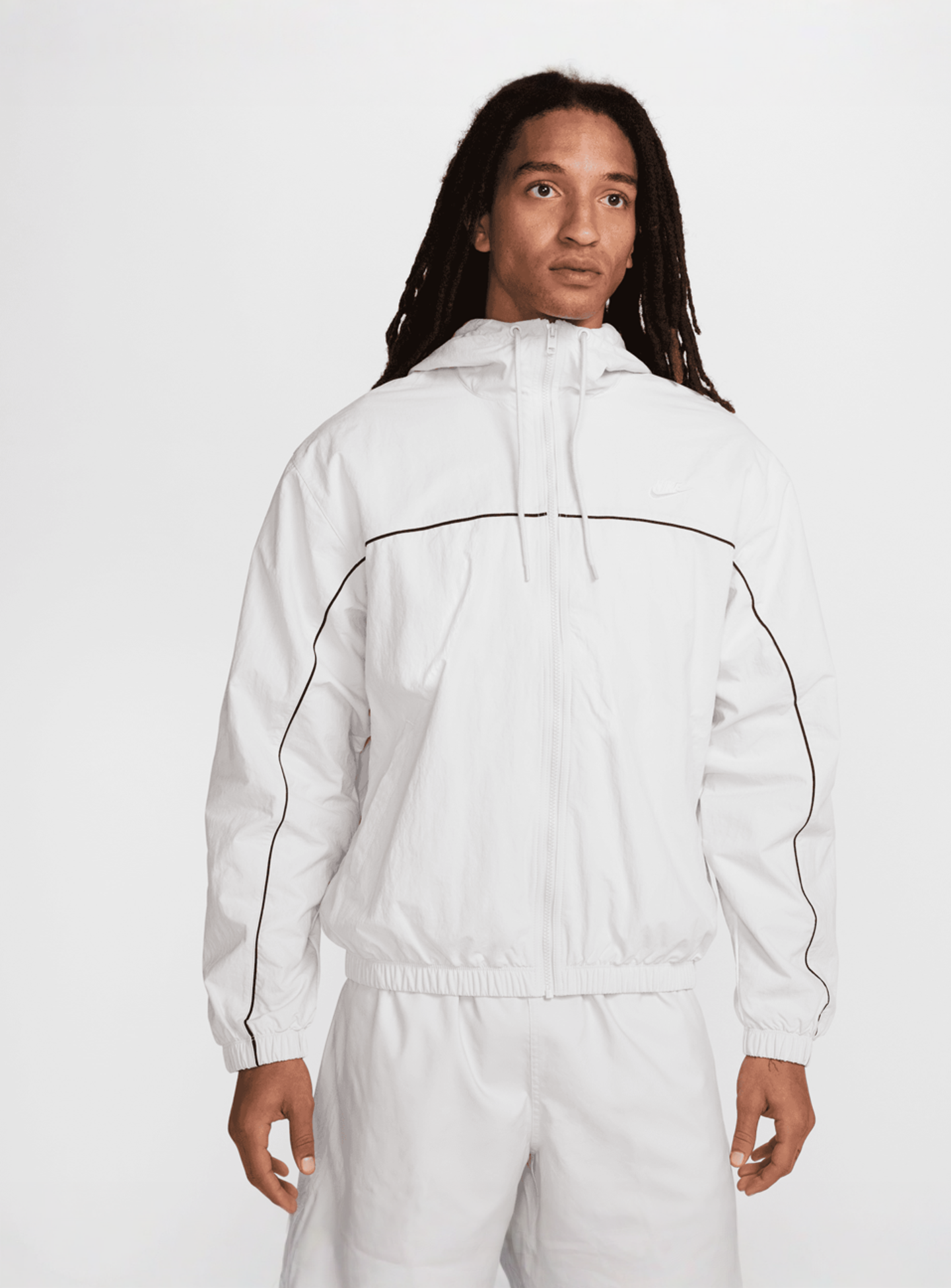 Nike, Club Athlete Hooded Jacket, grey, Image 1 of 7
