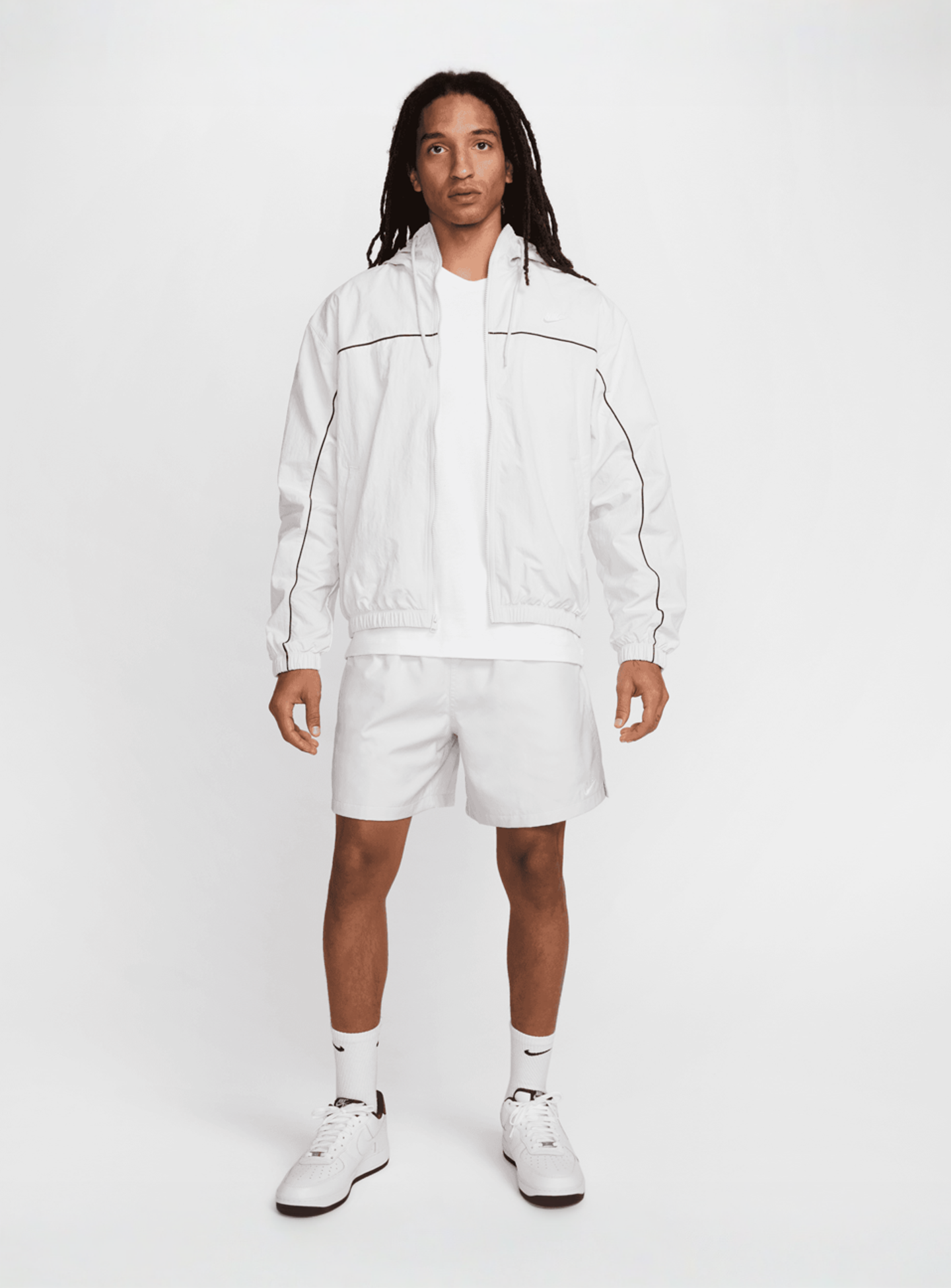 Nike, Club Athlete Hooded Jacket, grey, Image 7 of 7