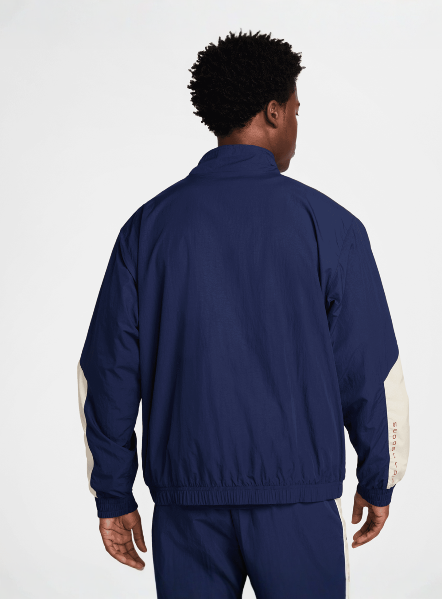 Nike, Sportswear Swoosh Air Woven Track Top, blue, Image 2 of 6