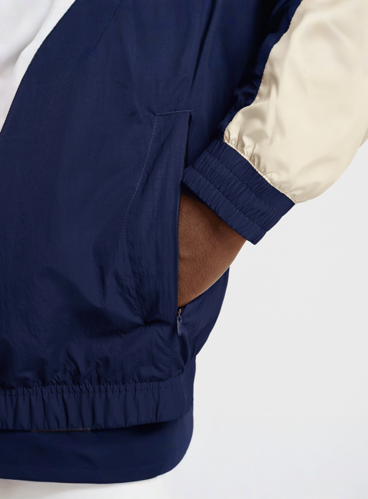 Nike, Sportswear Swoosh Air Woven Track Top, blue, Image 4 of 6